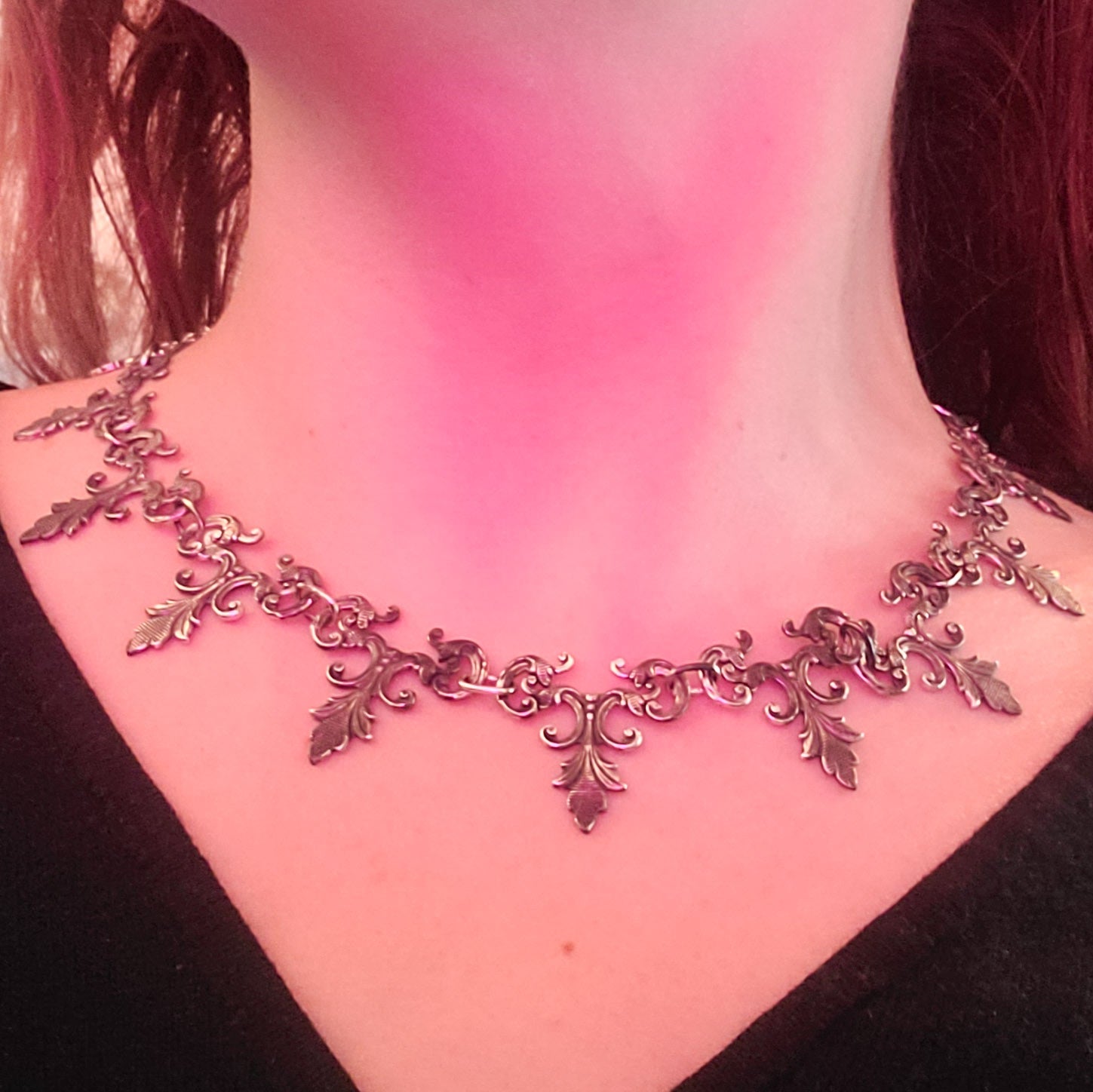Vamp Lace Choker Necklace