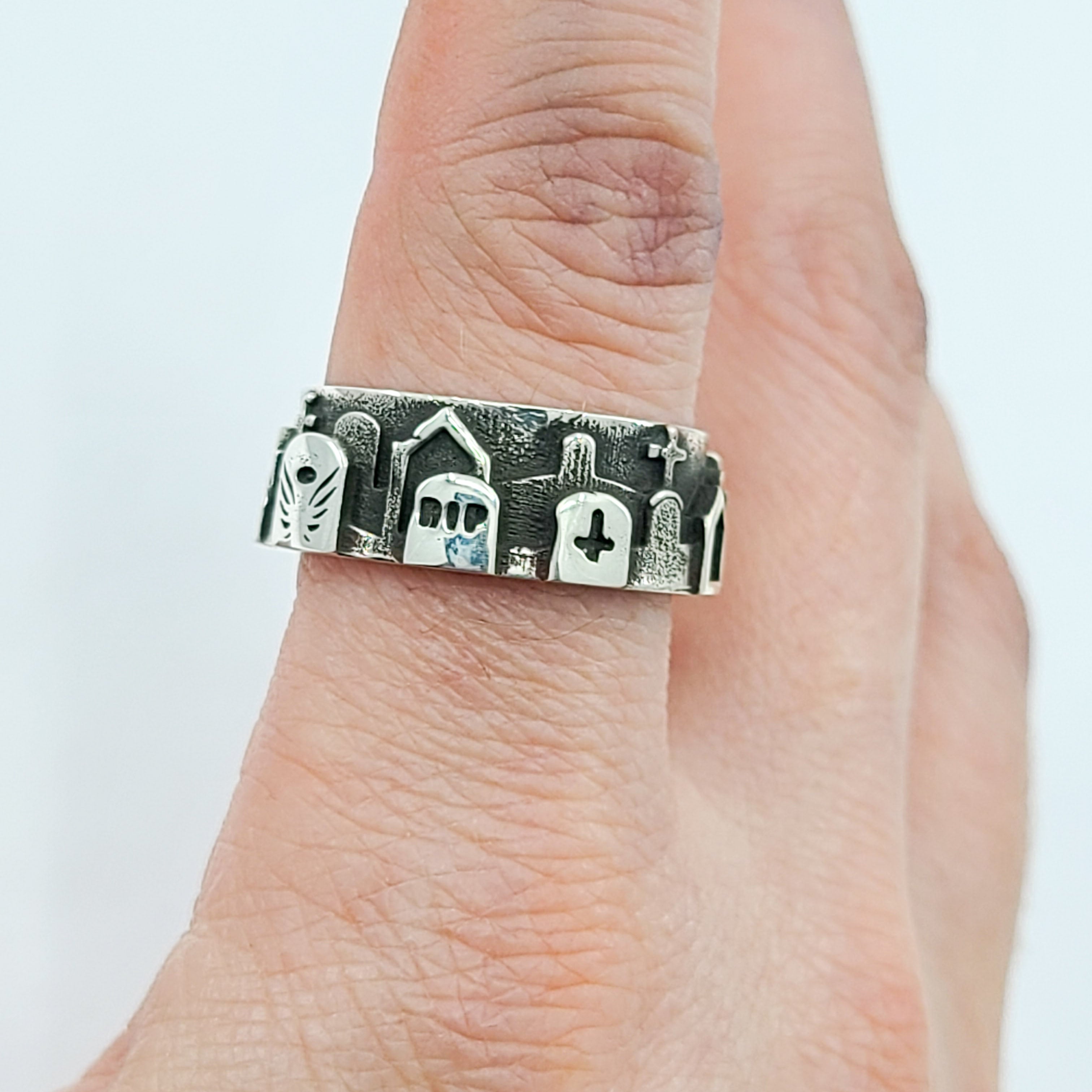 Graveyard Cemetery Ring - Inchoo Bijoux