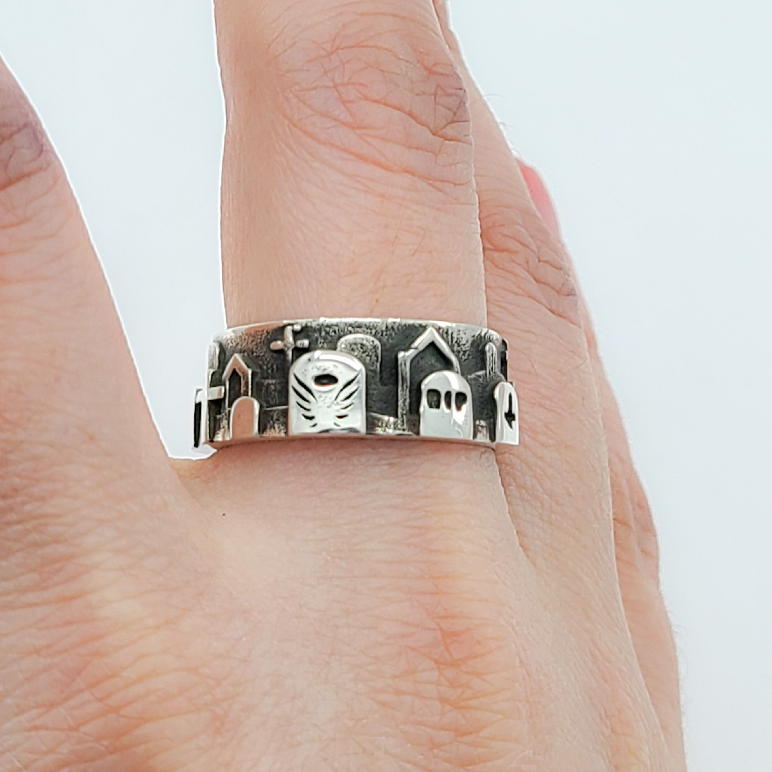 Graveyard Cemetery Ring - Inchoo Bijoux