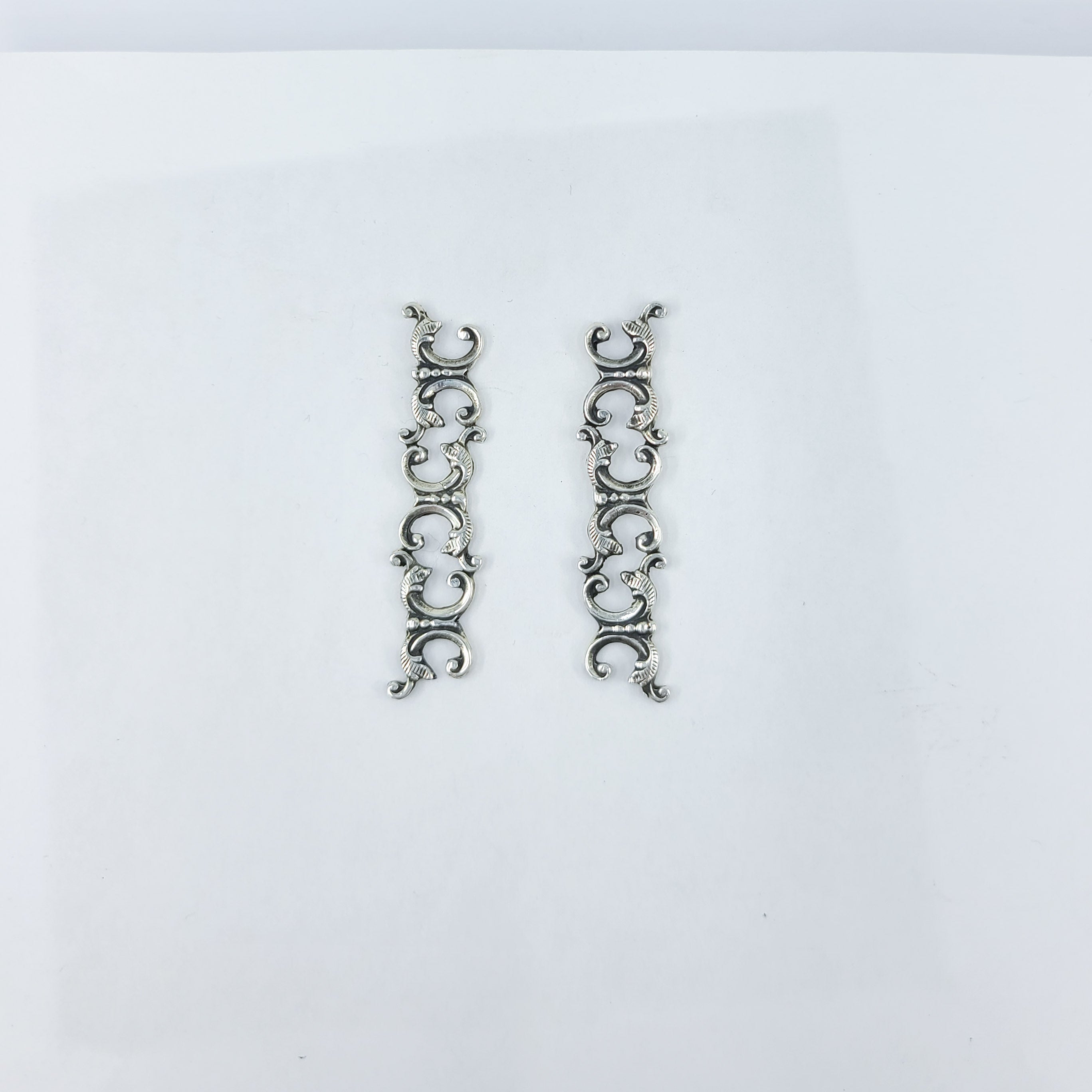 Ornate Baroque Long Earrings - Inchoo Bijoux