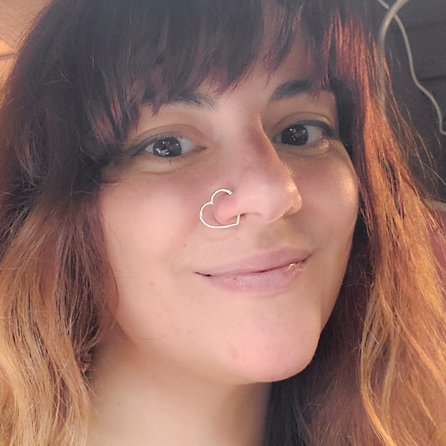 Big Heart Nose Ring - Inchoo Bijoux