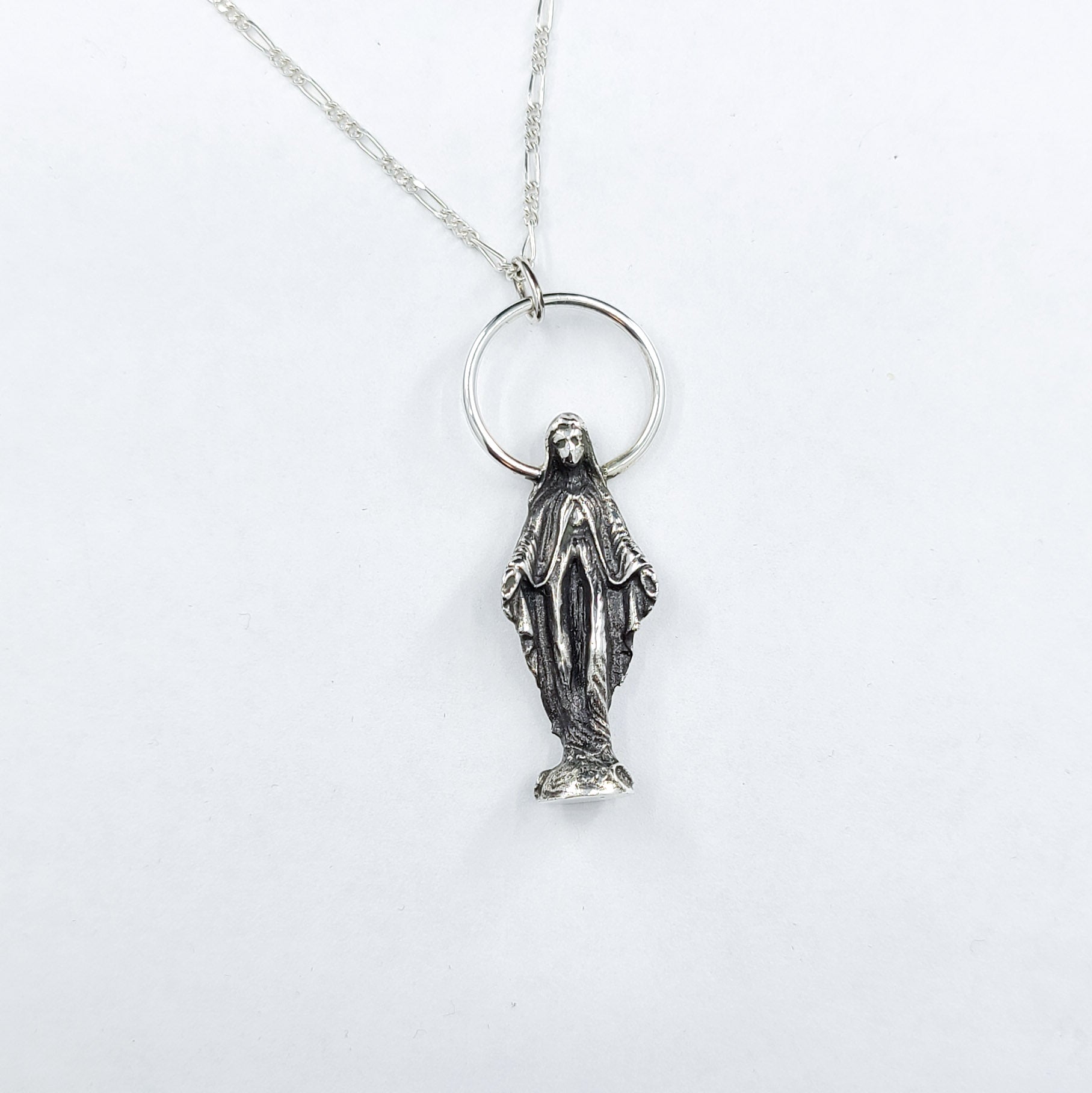 Big Virgin Mary Mother Vulva Pendant