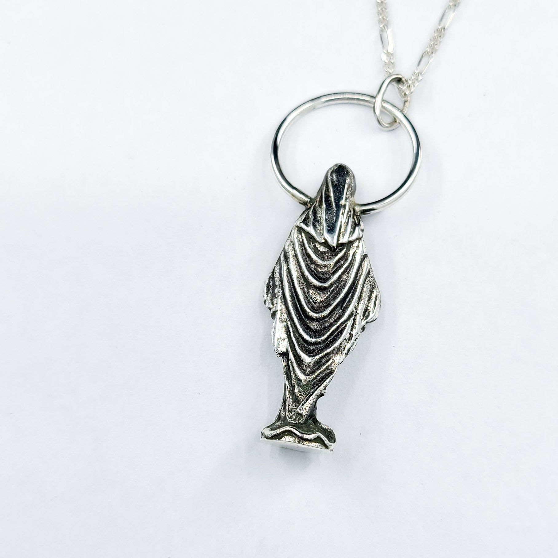 Big Virgin Mary Mother Vulva Pendant