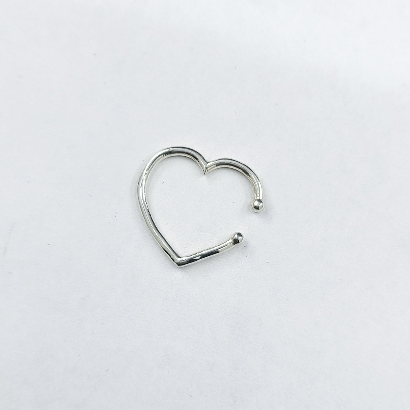 Big Heart Nose Ring - Inchoo Bijoux