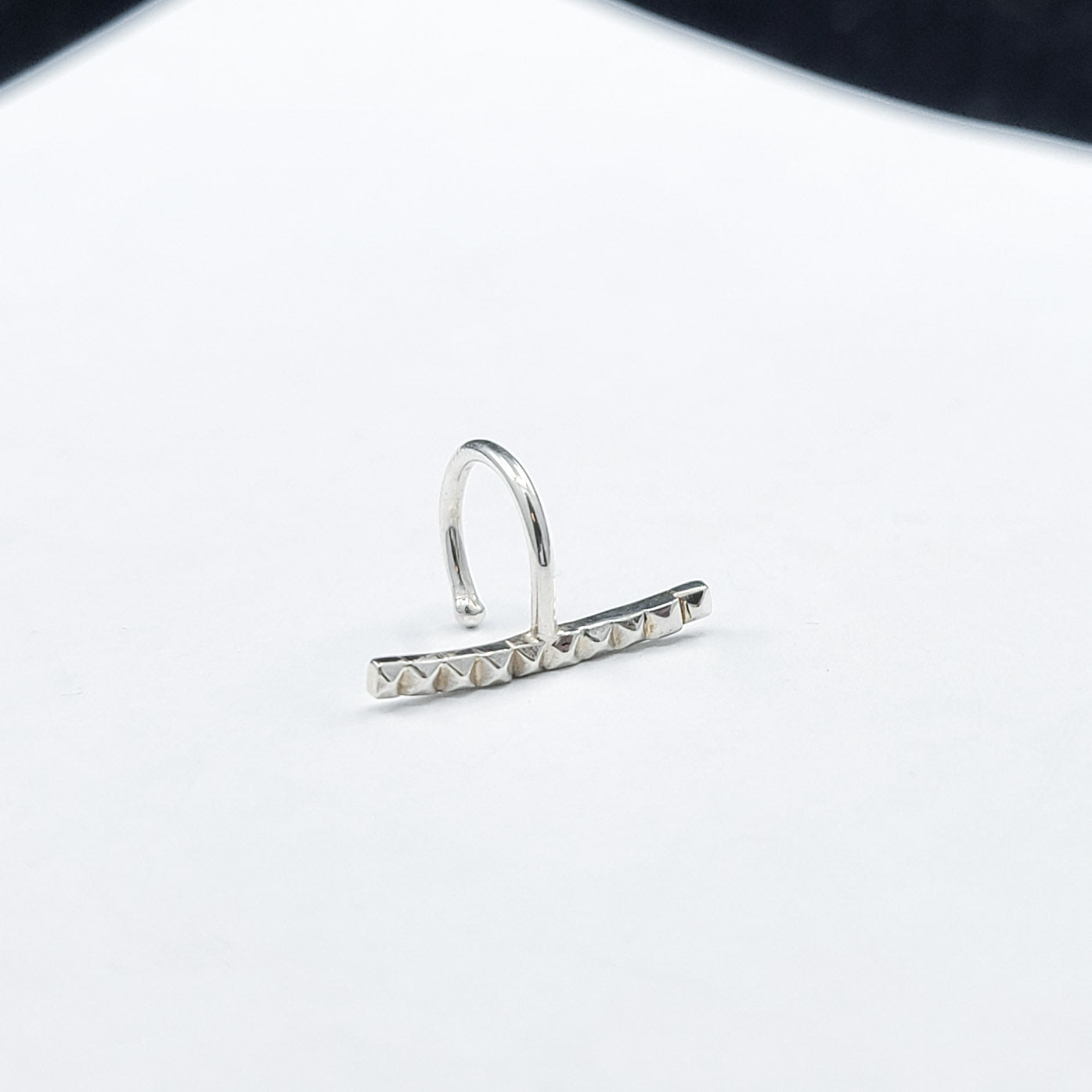 Studded Bar Fake Lip Ring - Inchoo Bijoux