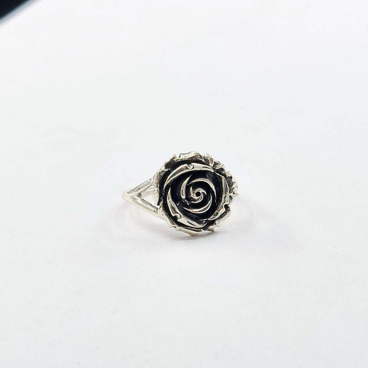 Silver Rose Ring