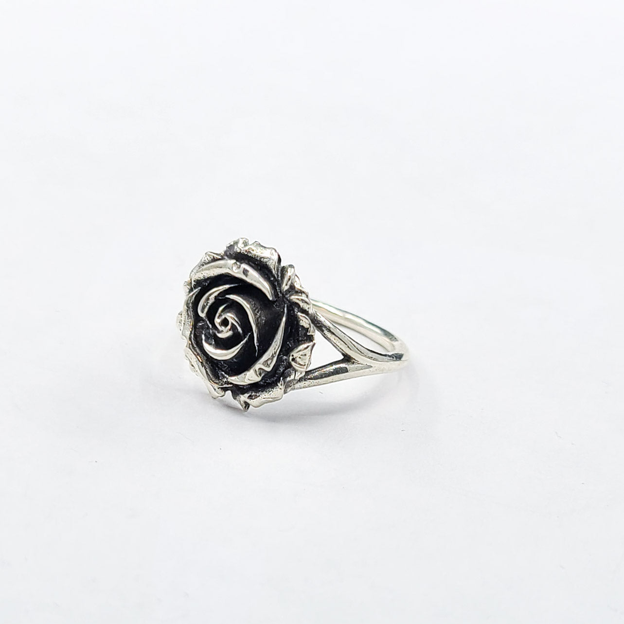 Silver Rose Ring