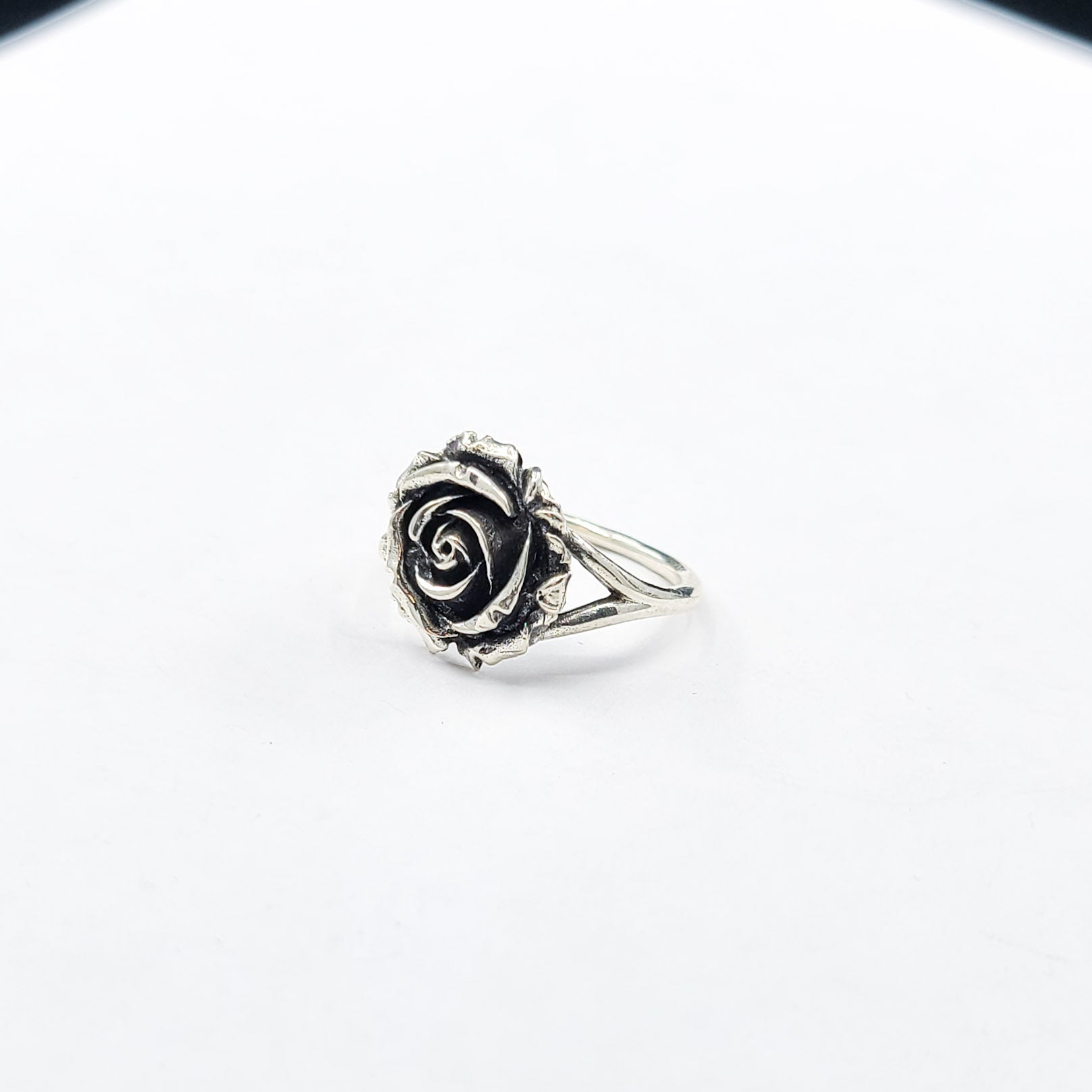 Silver Rose Ring