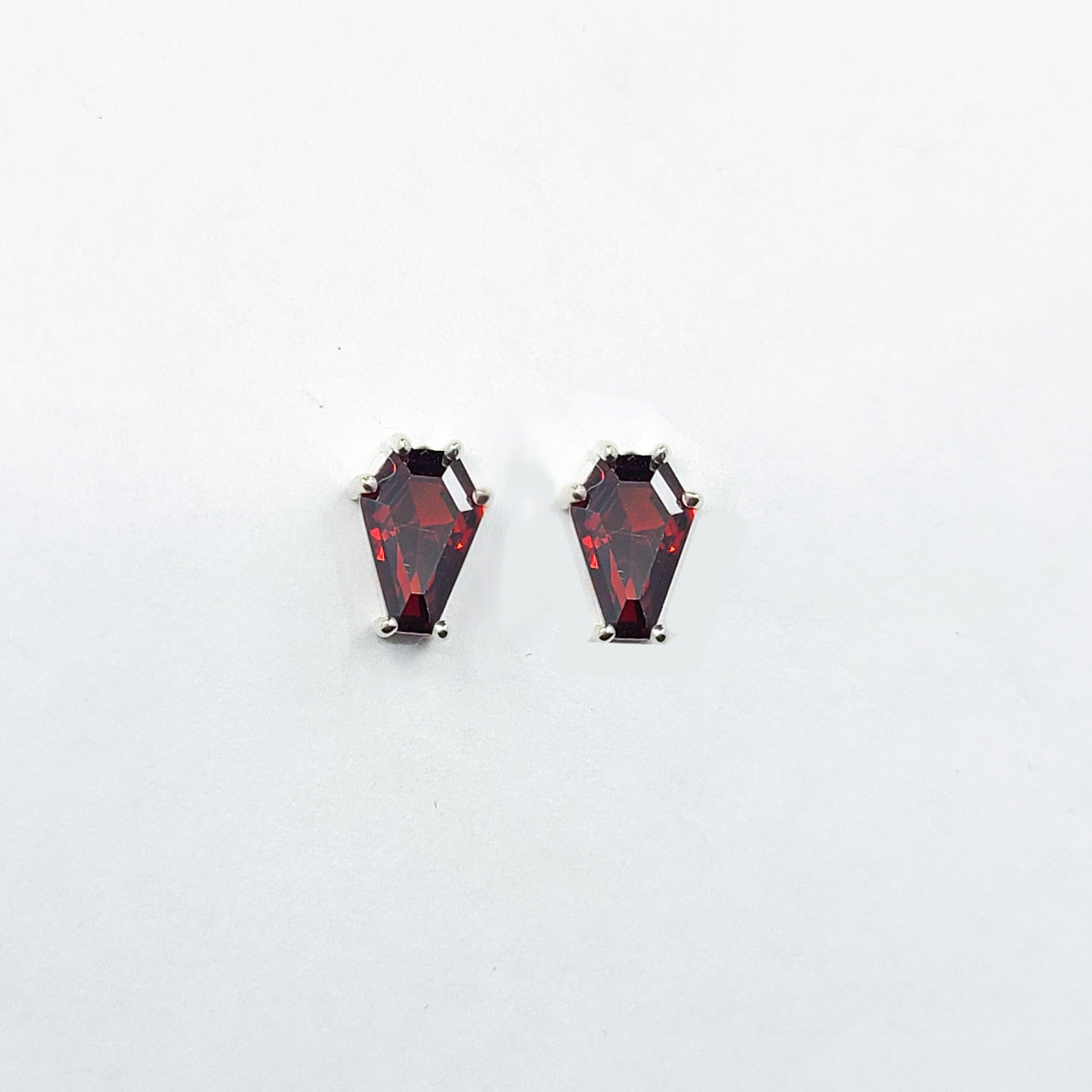 Cute Medium Coffin Stud Earrings (6x9) - Color Selection - Inchoo Bijoux