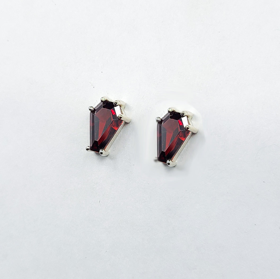 Cute Medium Coffin Stud Earrings (6x9) - Color Selection - Inchoo Bijoux