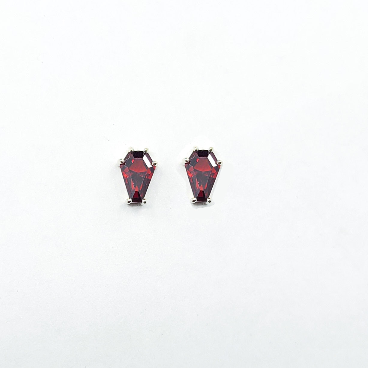 Cute Medium Coffin Stud Earrings (6x9) - Color Selection - Inchoo Bijoux