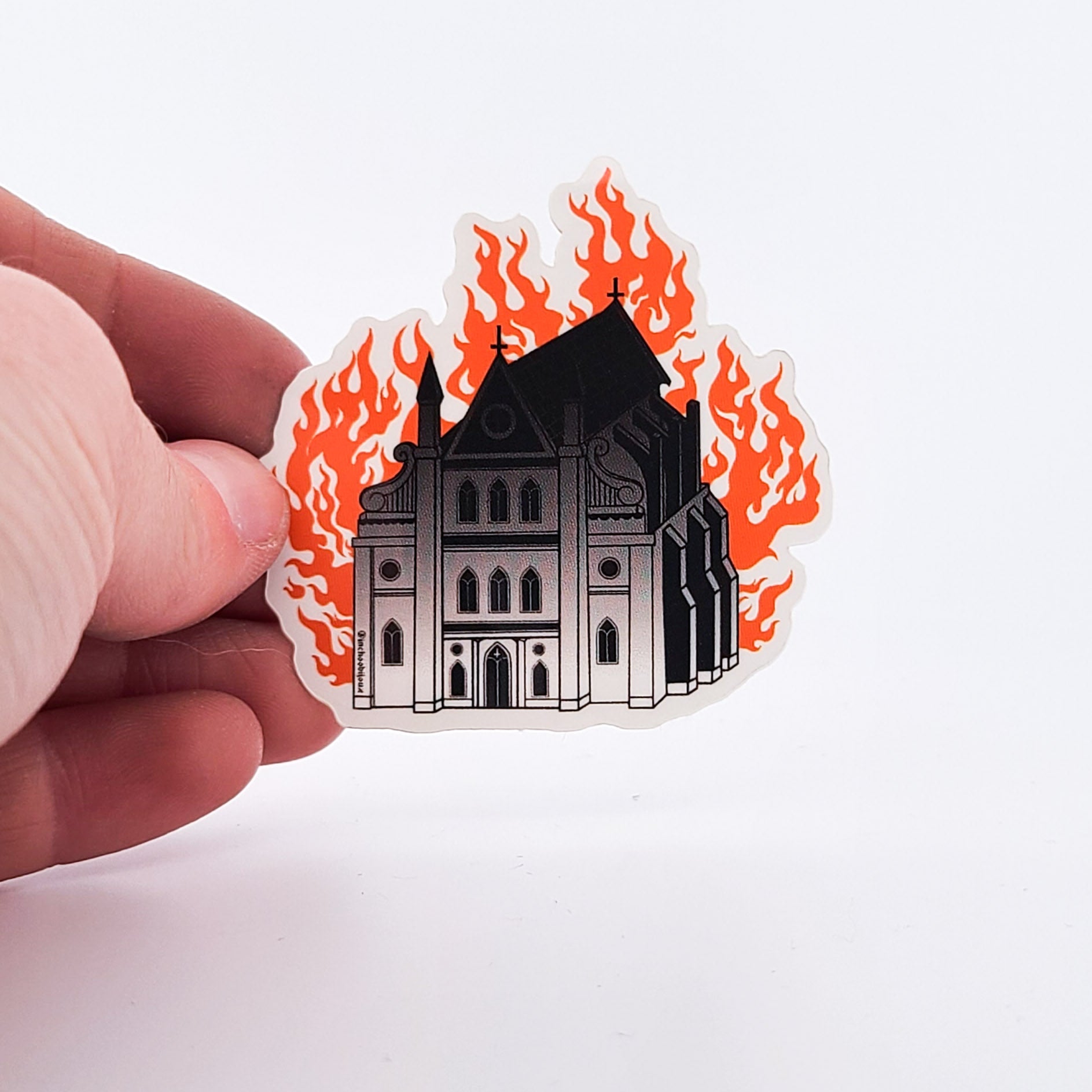 Burning Church - Every Child Matters - Vinyl Sticker - Inchoo Bijoux