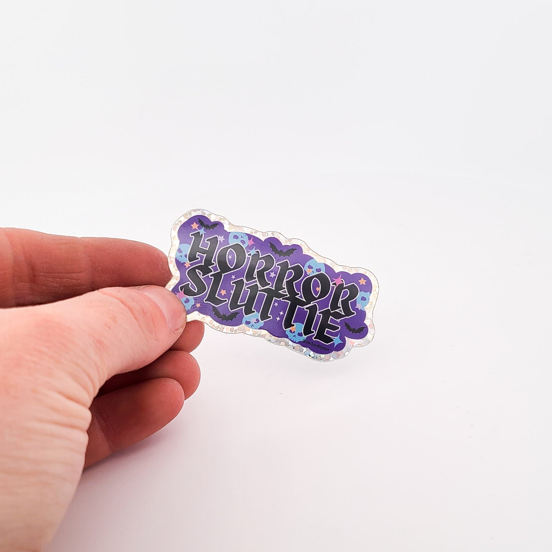 Horror Sluttie Glitter Vinyl Sticker