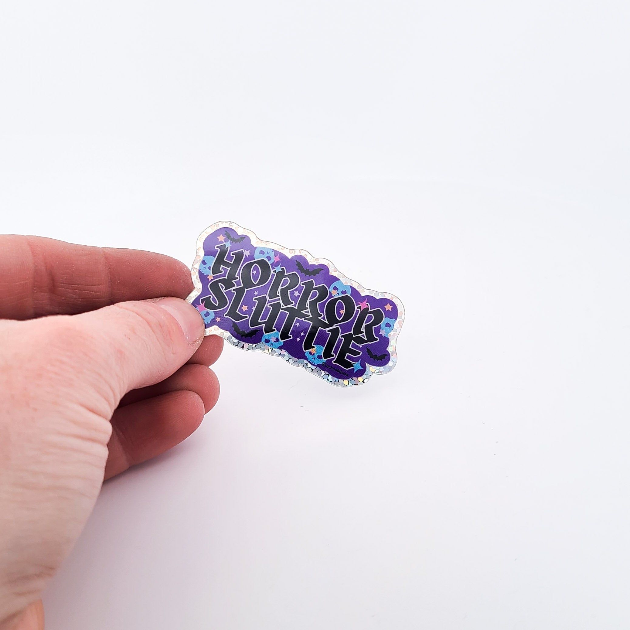 Horror Sluttie Glitter Vinyl Sticker