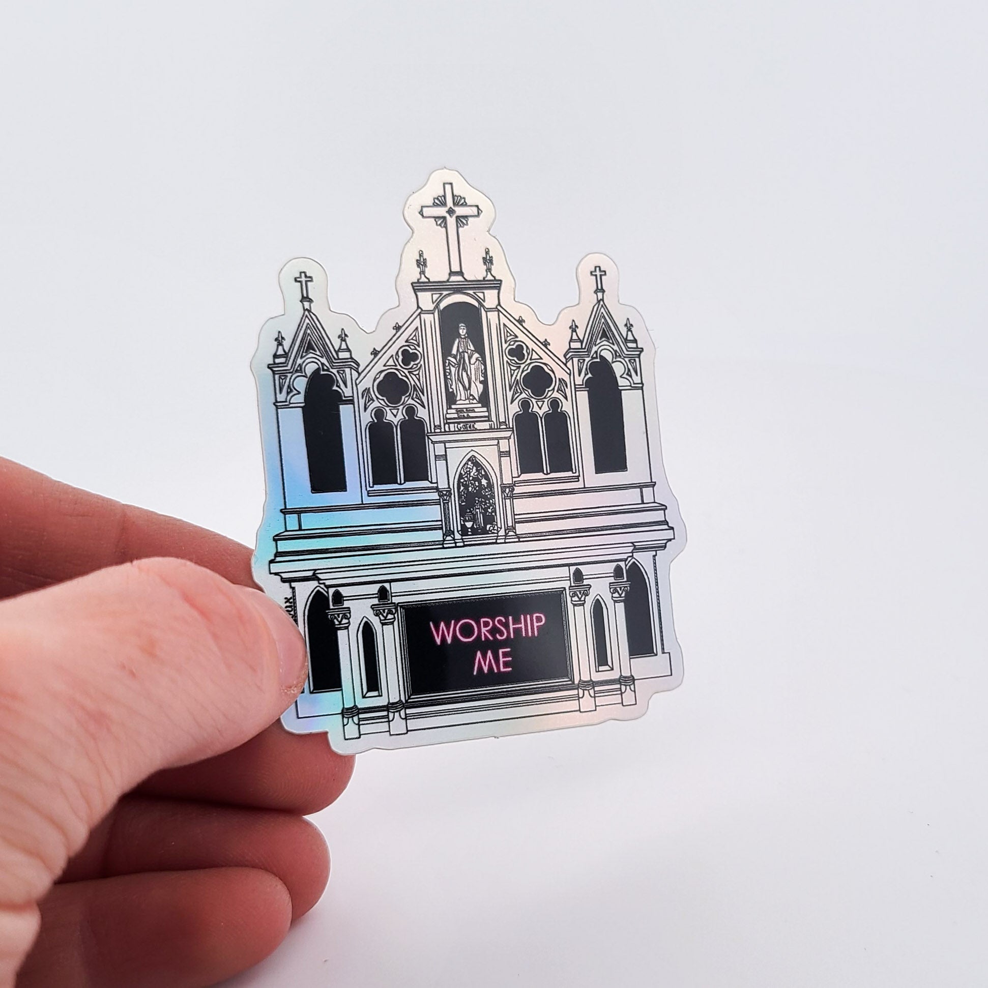 Holographic Inchoo Church Altar - Worship Me