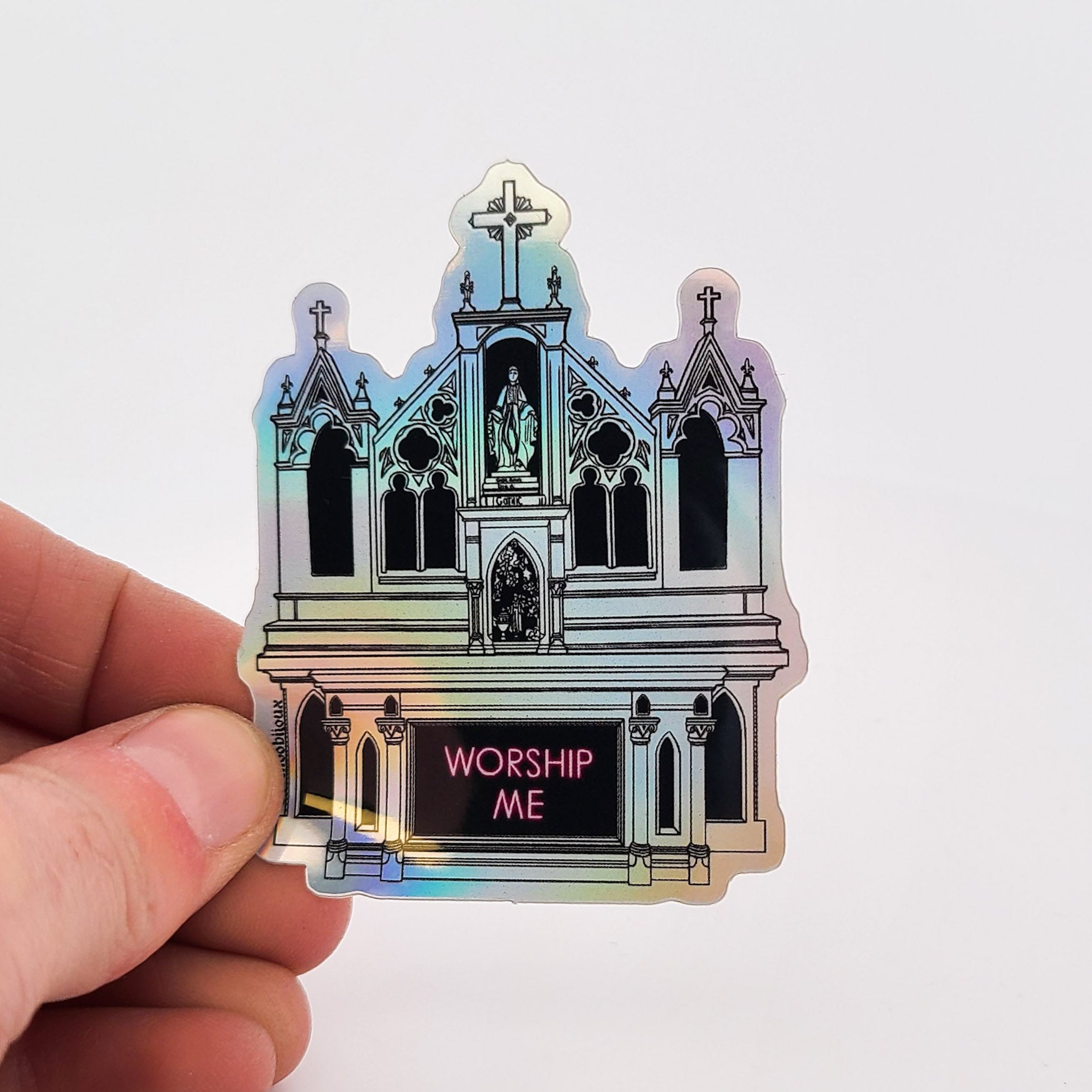 Holographic Inchoo Church Altar - Worship Me