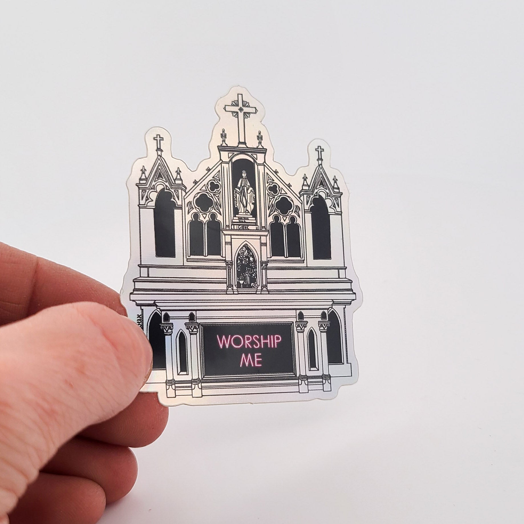 Holographic Inchoo Church Altar - Worship Me