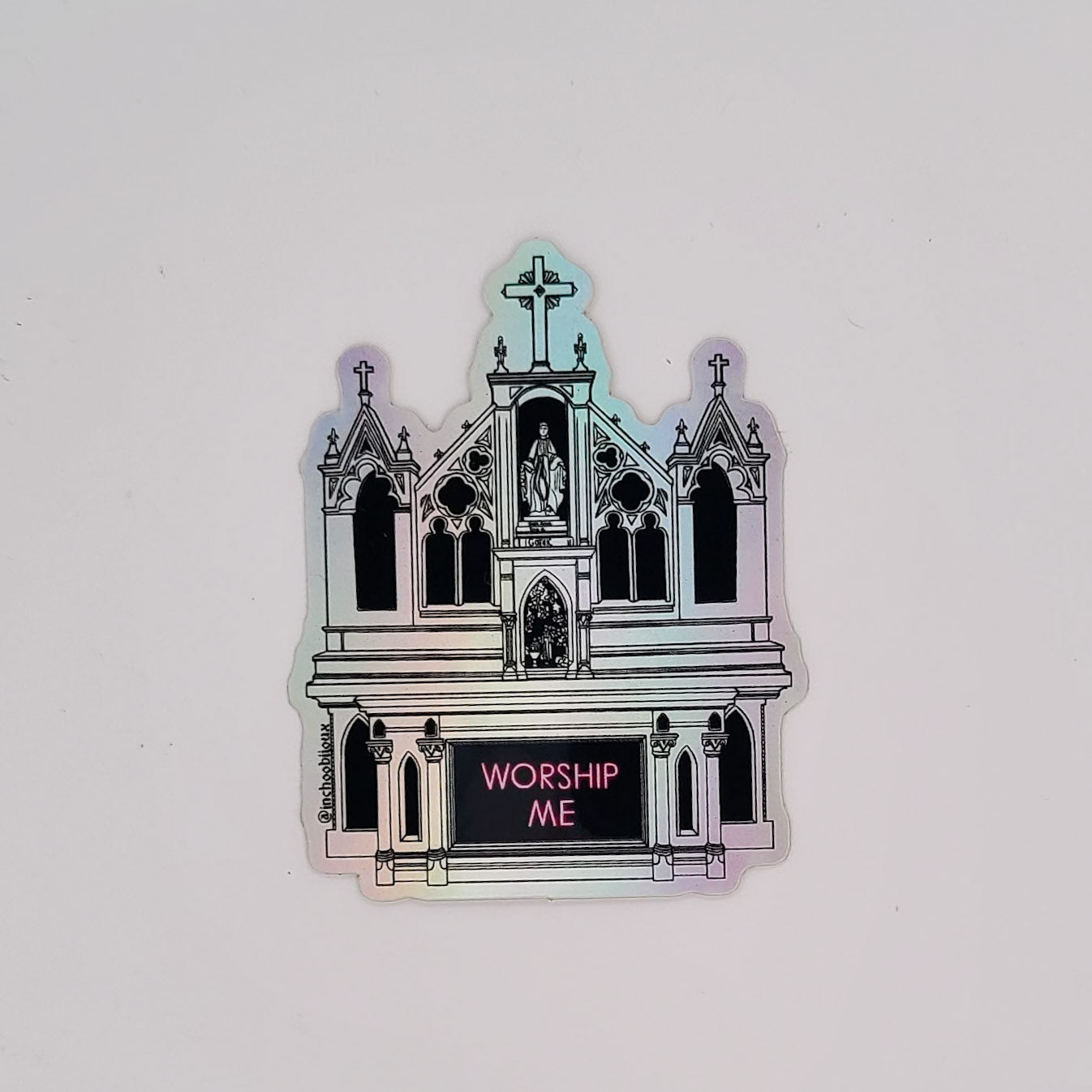 Holographic Inchoo Church Altar - Worship Me