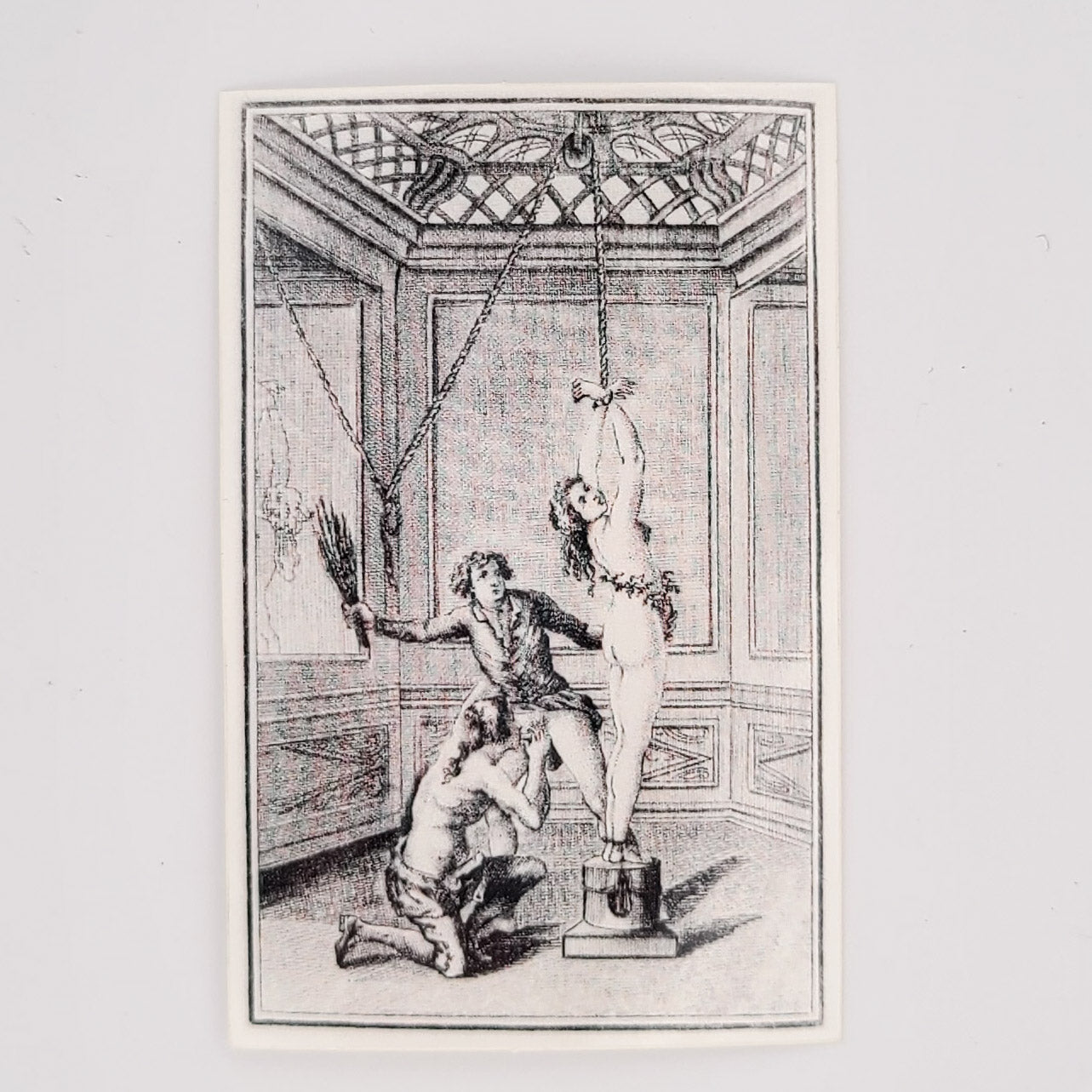 The Spanking - Marquis de Sade Vinyl Sticker