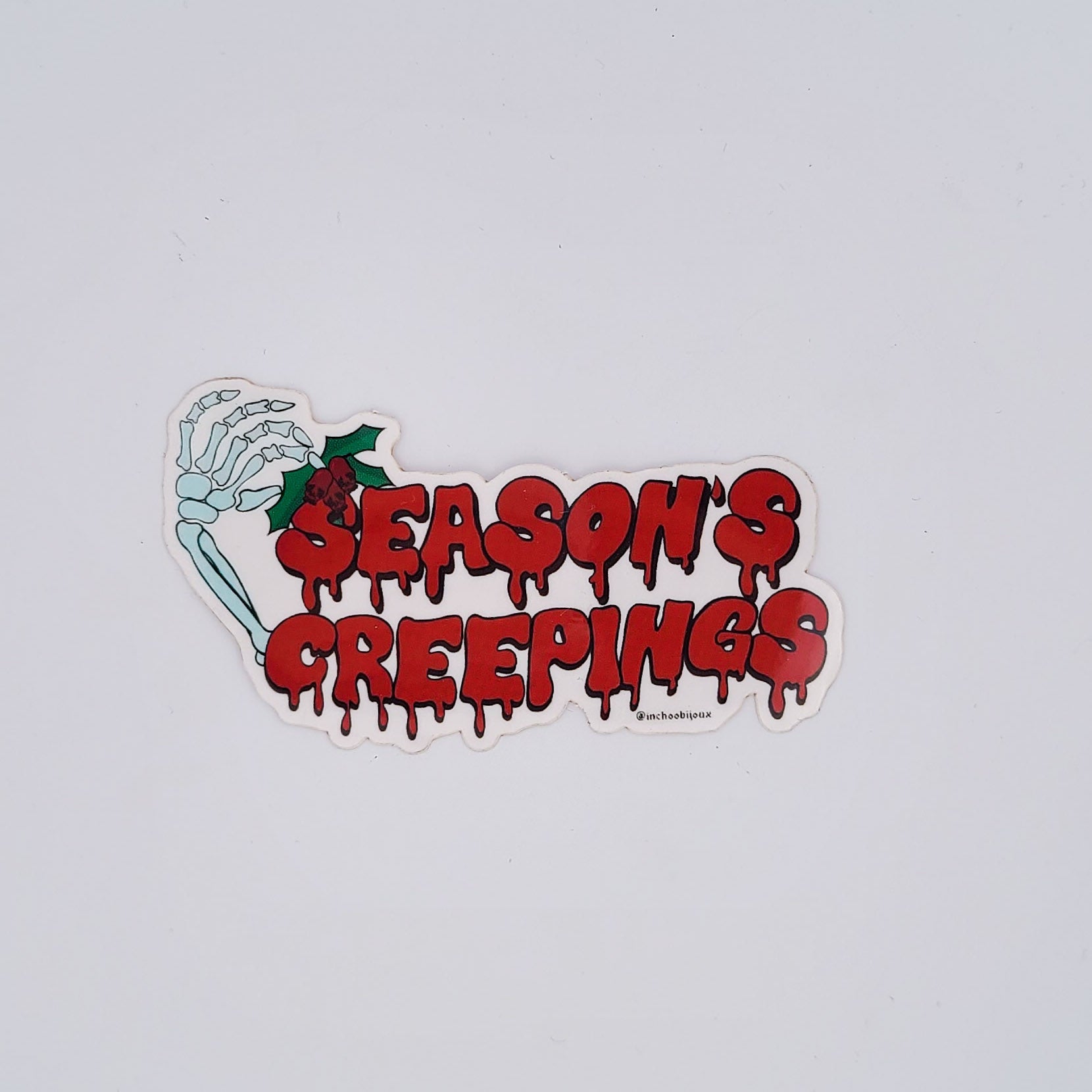 Seasons Creepings Holiday Sticker