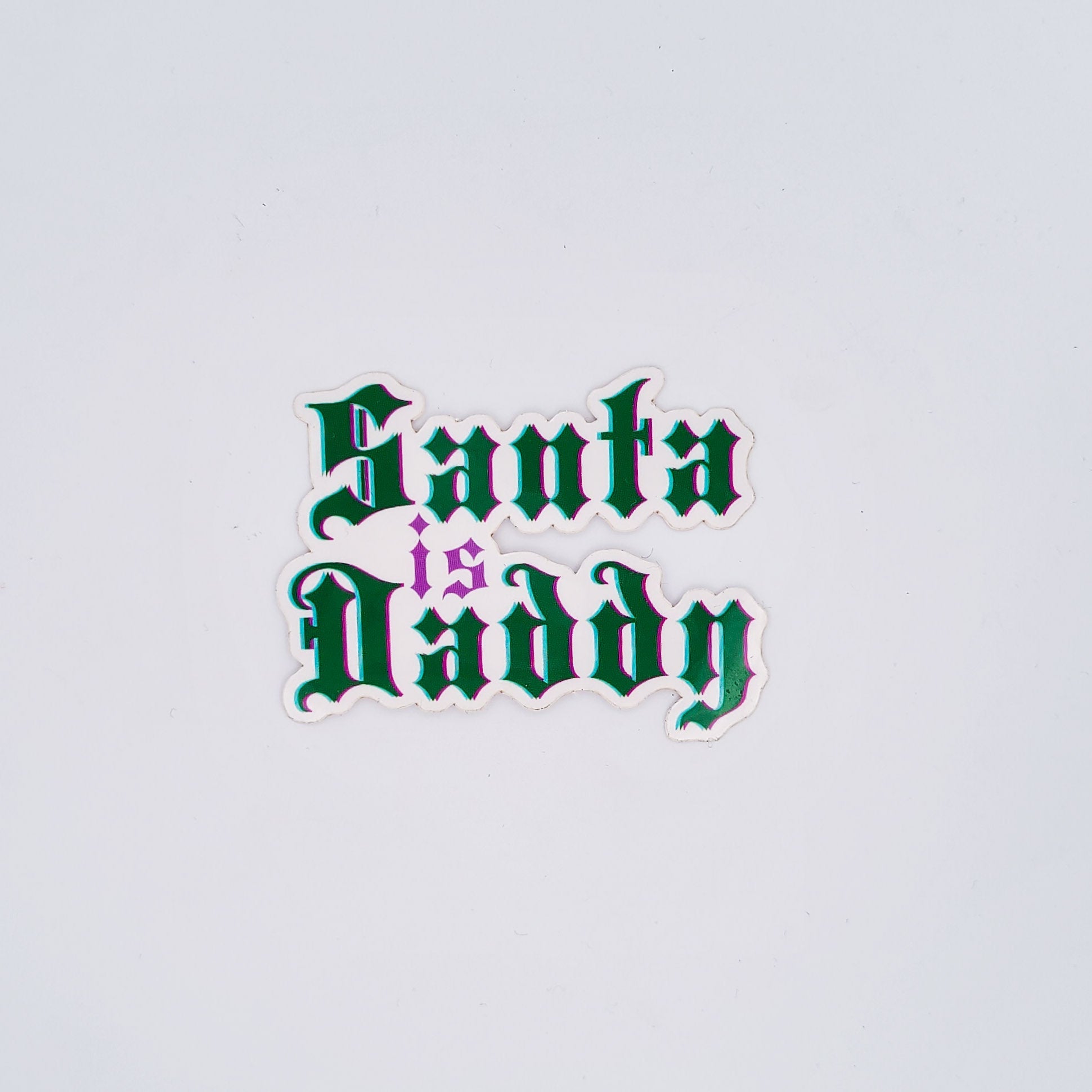 Santa is Daddy Holiday Sticker