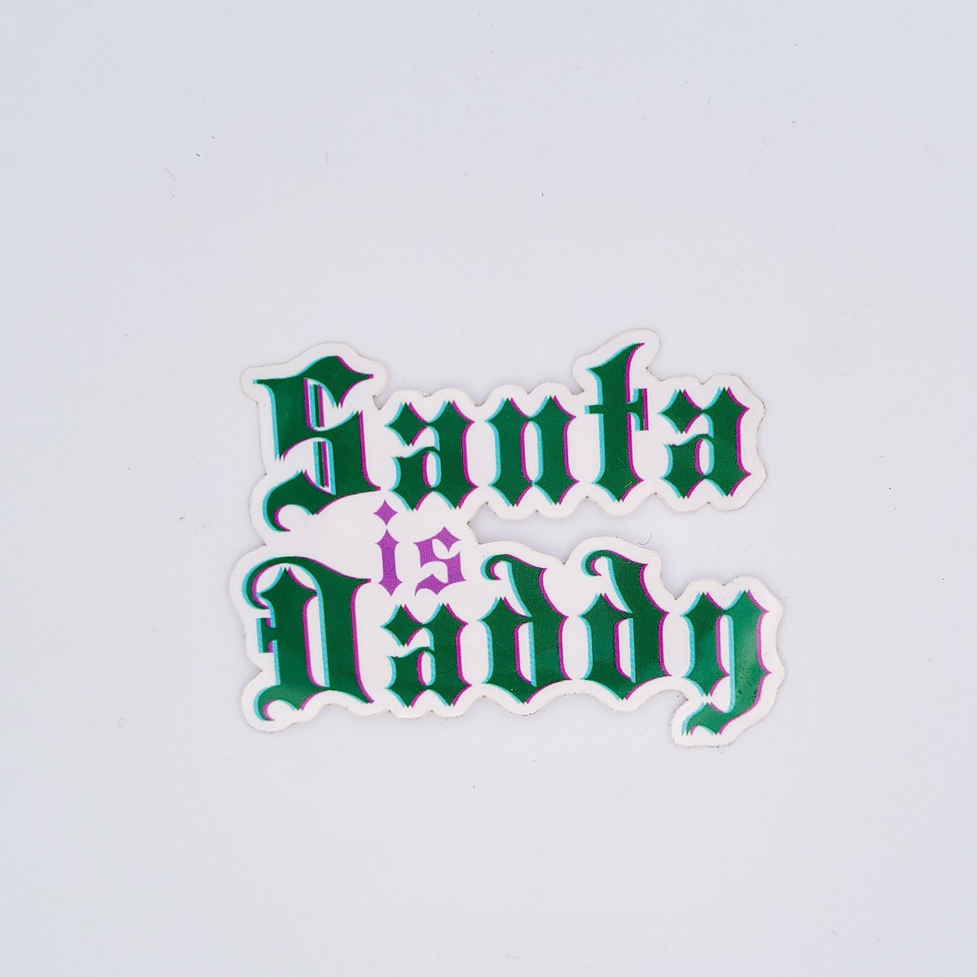 Santa is Daddy Holiday Sticker