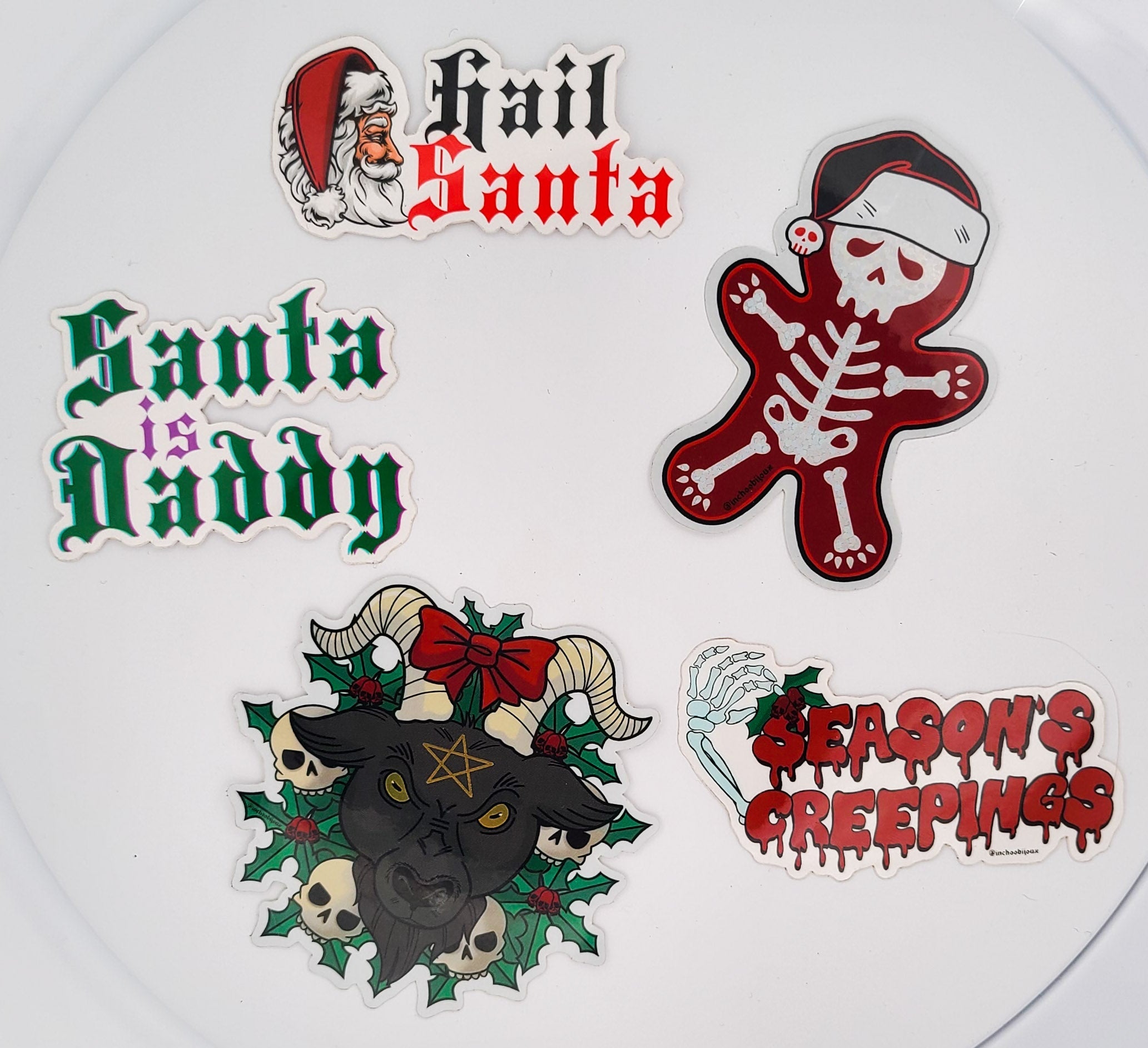 Santa is Daddy Holiday Sticker
