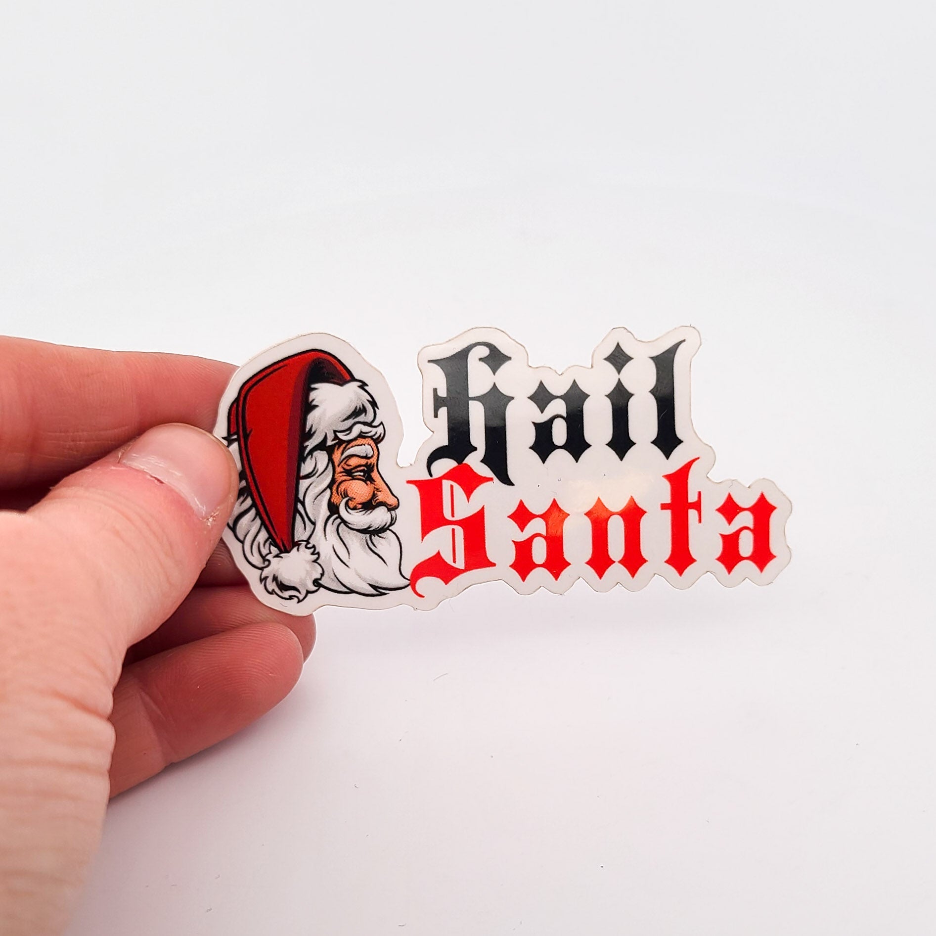Hail Santa Holiday Sticker