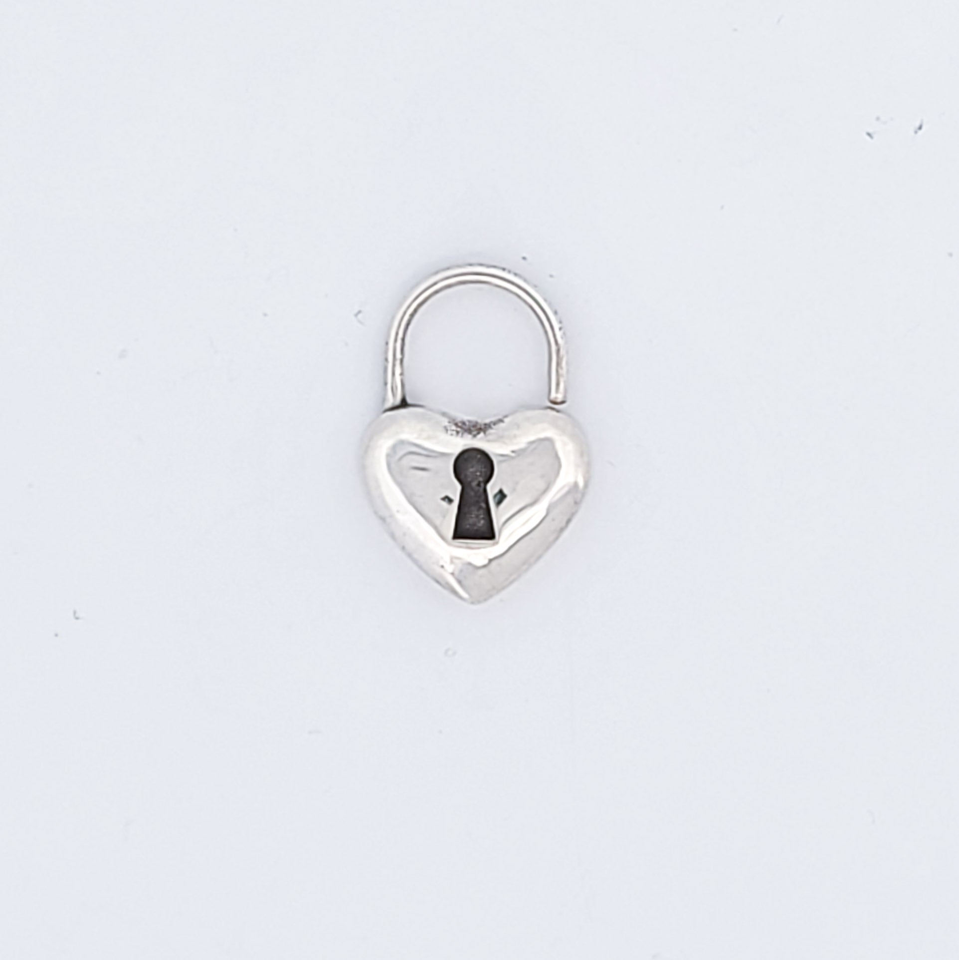 Silver Heart Lock Septum Piercing - Inchoo Bijoux