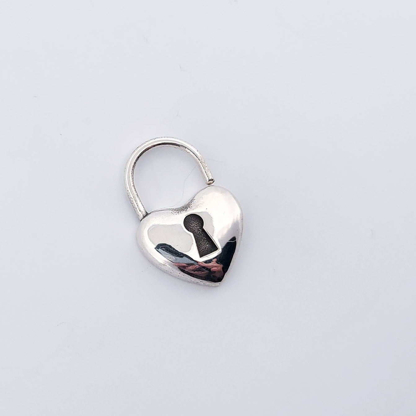 Silver Heart Lock Septum Piercing - Inchoo Bijoux