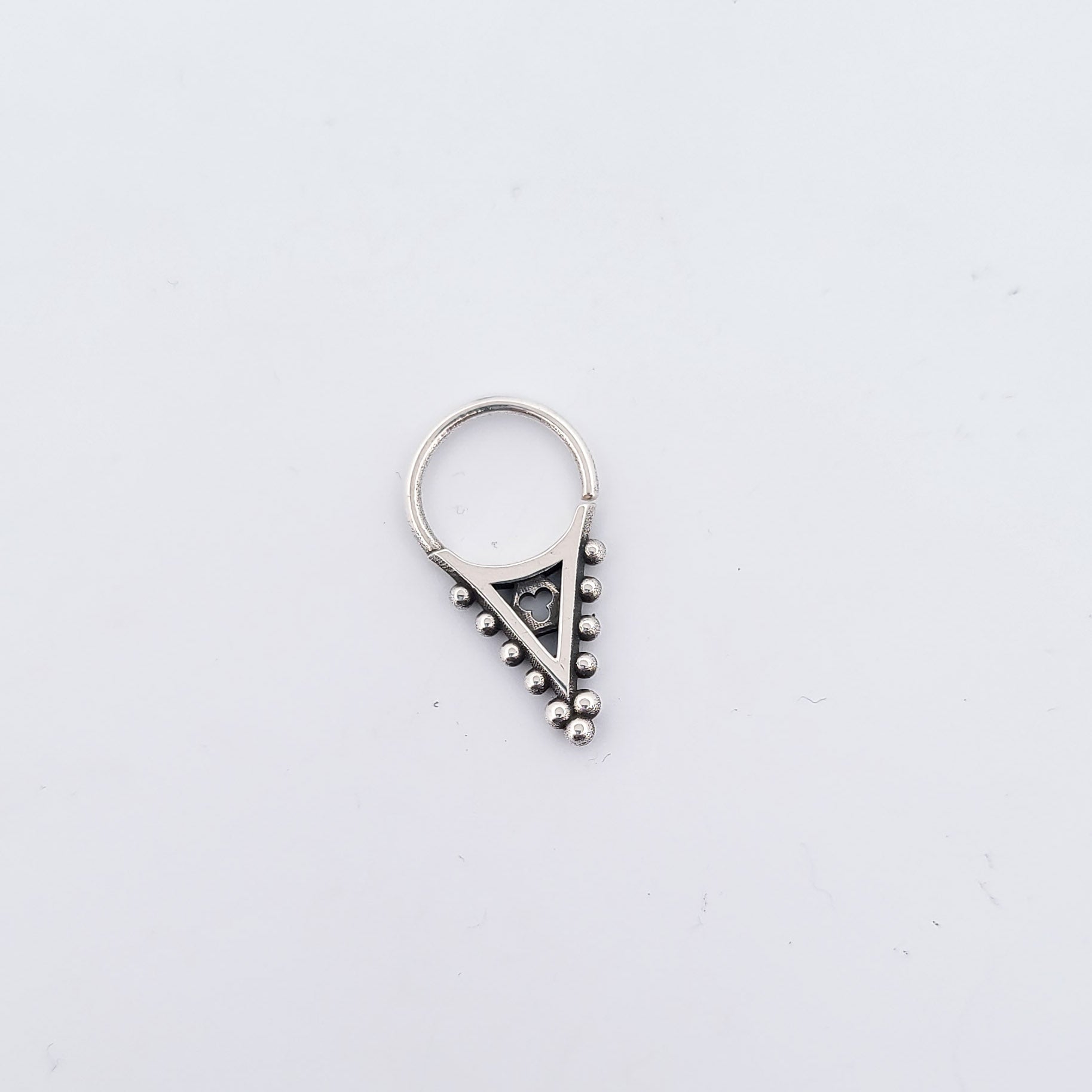 Gothic Church Roof Septum Piercing