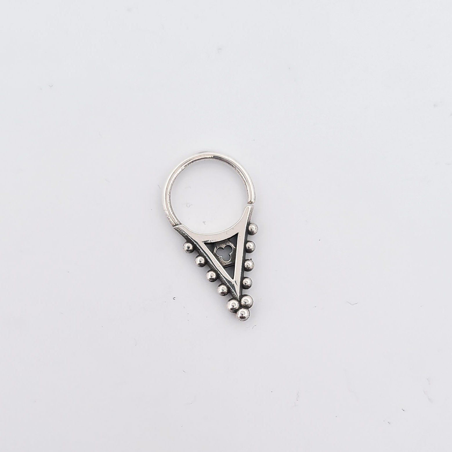Gothic Church Roof Septum Piercing