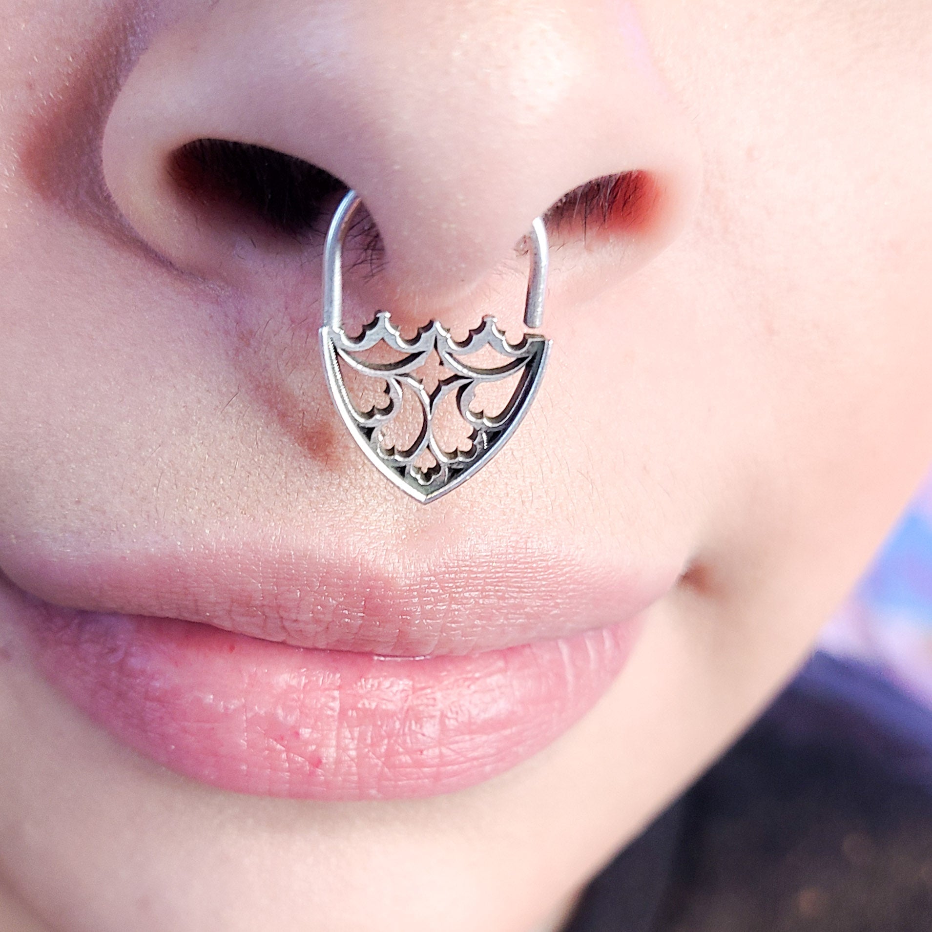 Gothic Church Window Septum Piercing