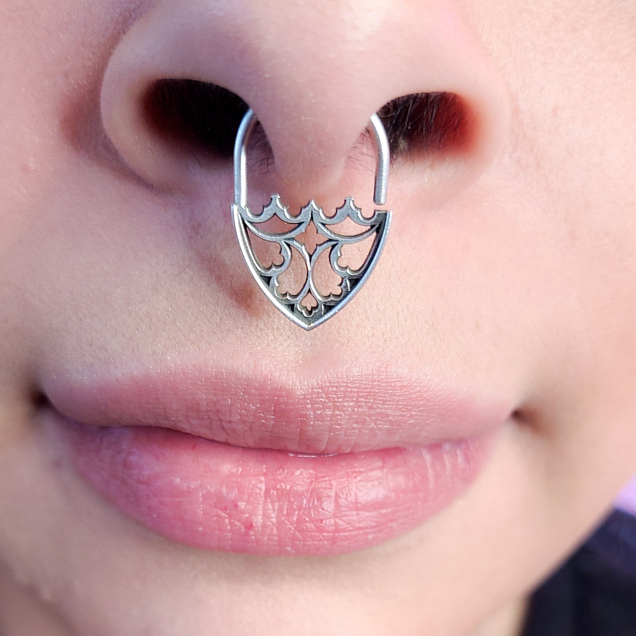 Gothic Church Window Septum Piercing