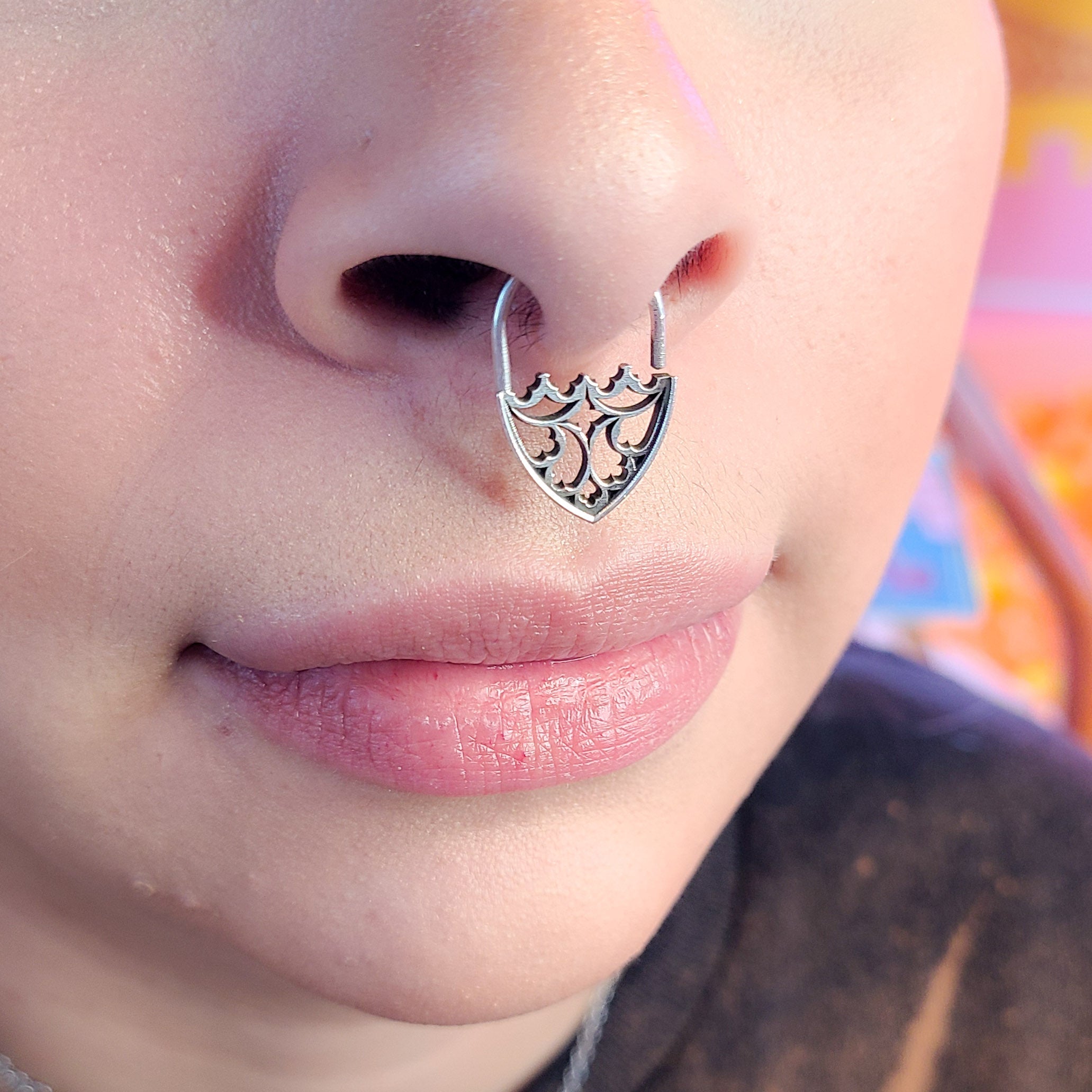 Gothic Church Window Septum Piercing