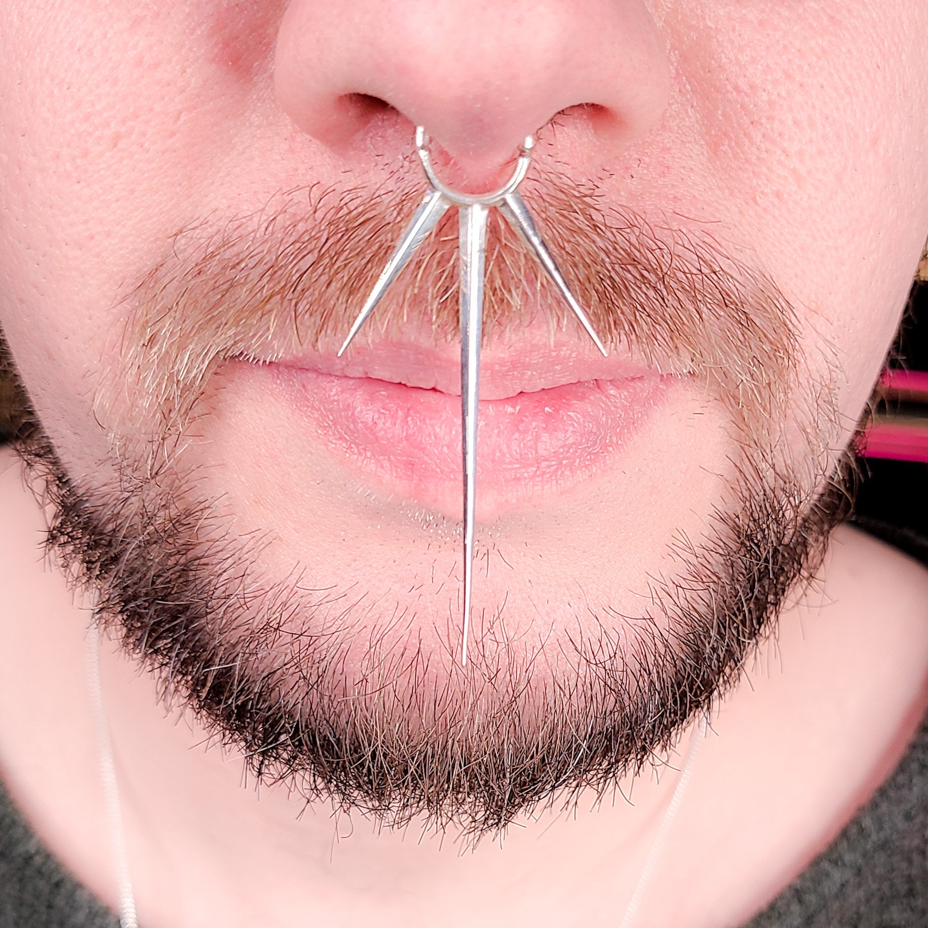 Extra Long Spike Septum Piercing