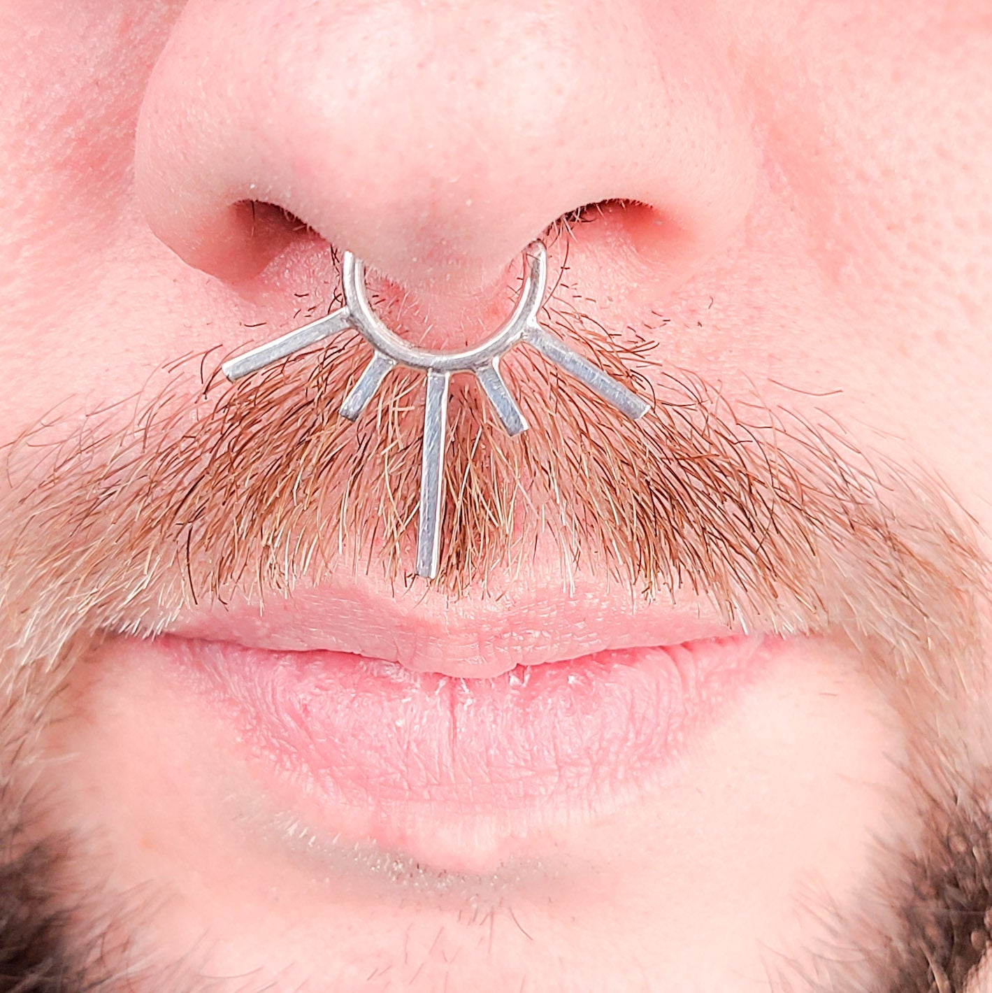 Art Deco Geometric Aura Septum - Inchoo Bijoux