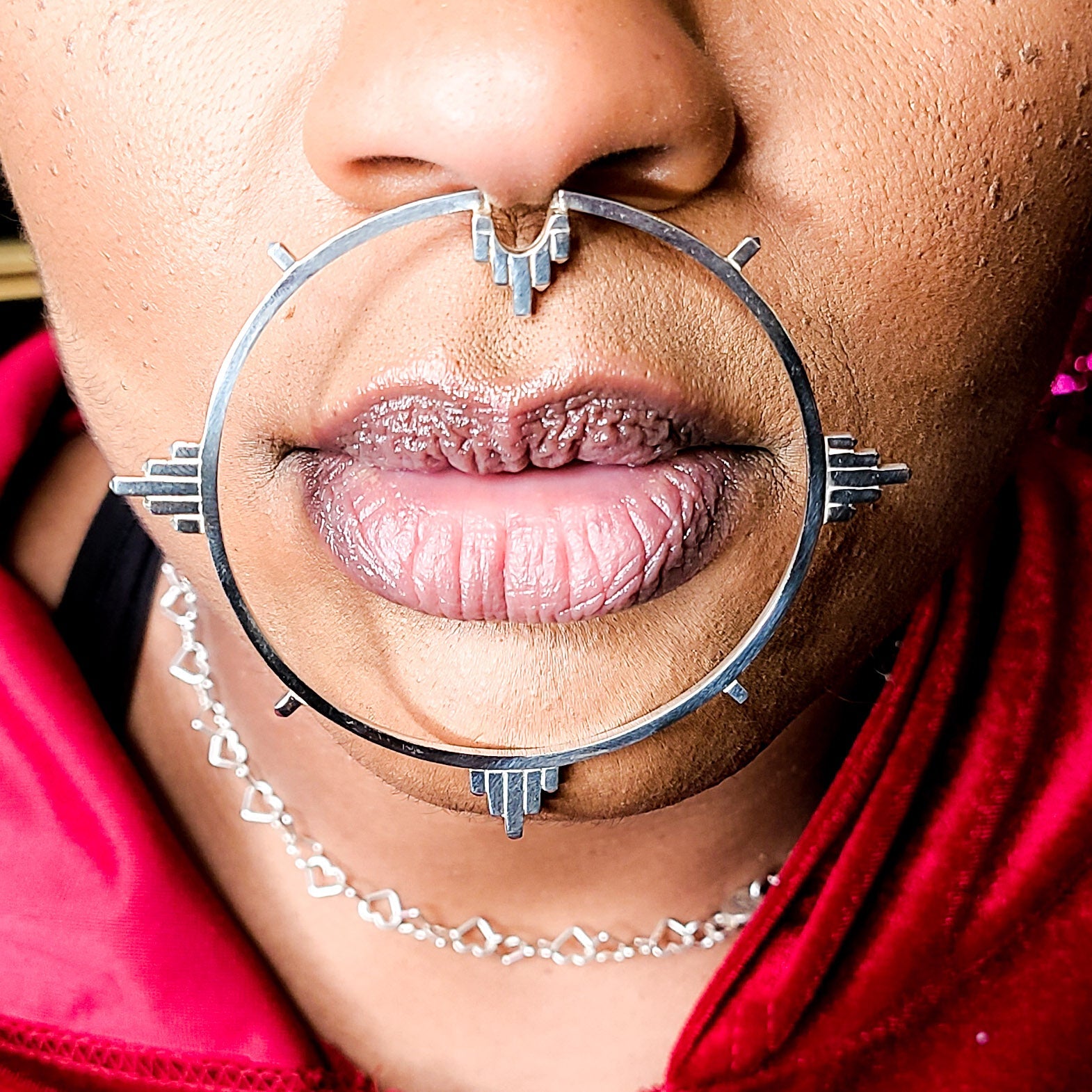 Big Celestial Hoop Septum Ring