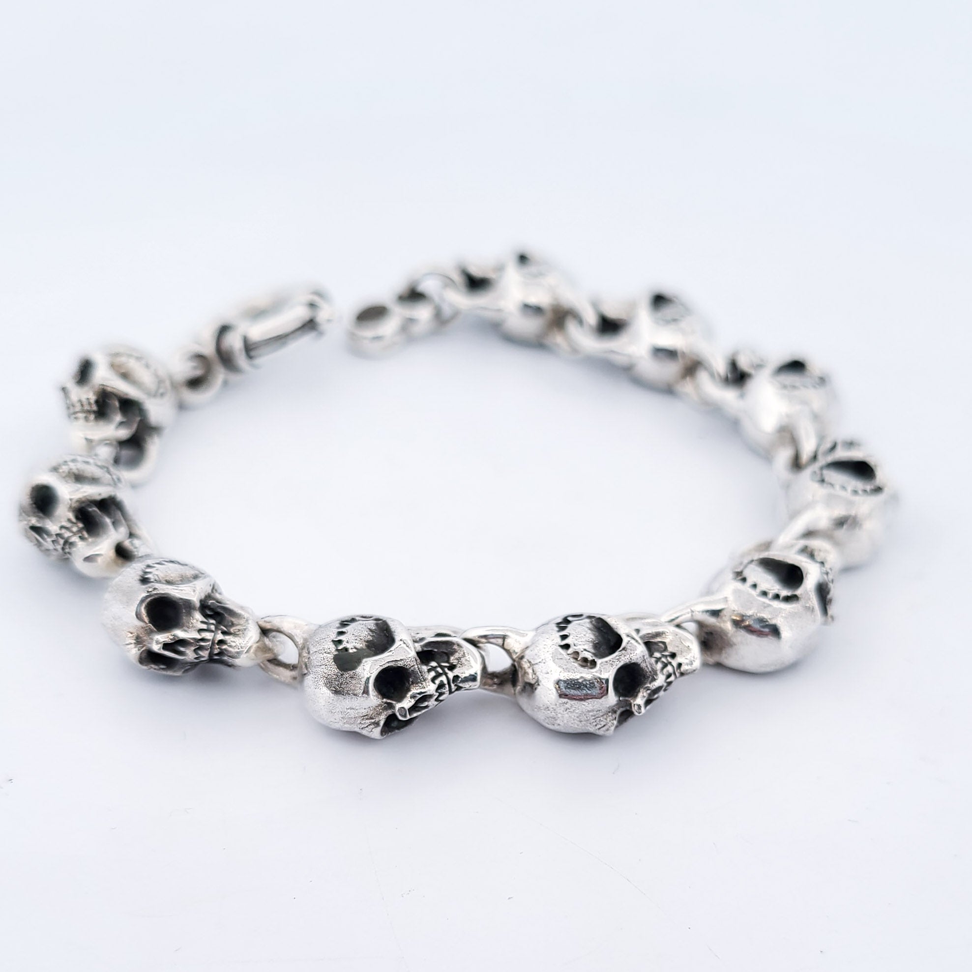 Solid Heavy Skull Bracelet