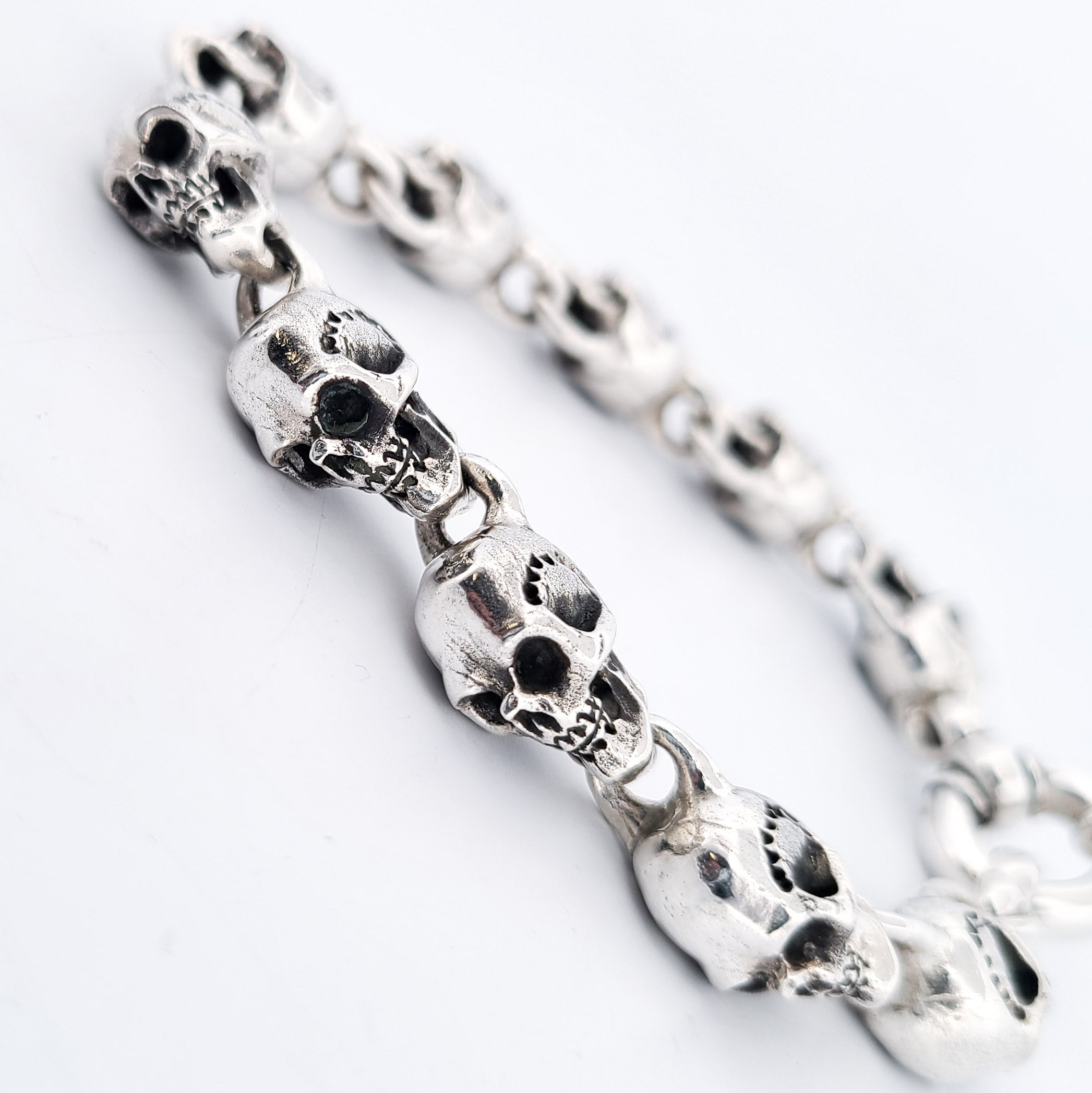 Solid Heavy Skull Bracelet