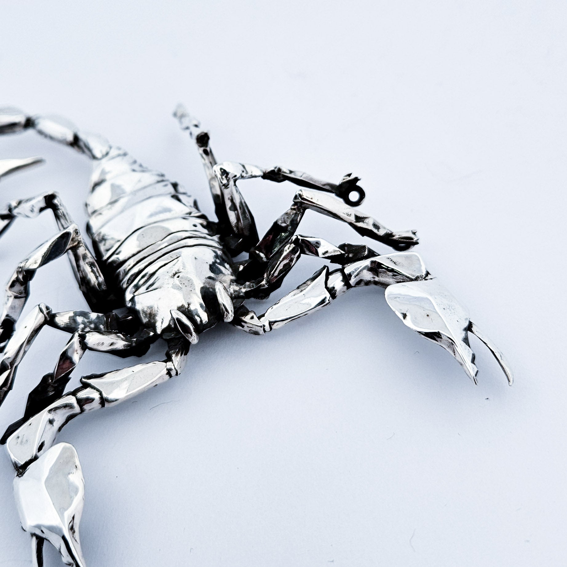 Big Scorpion Necklace with Solid 8mm Cable Chain