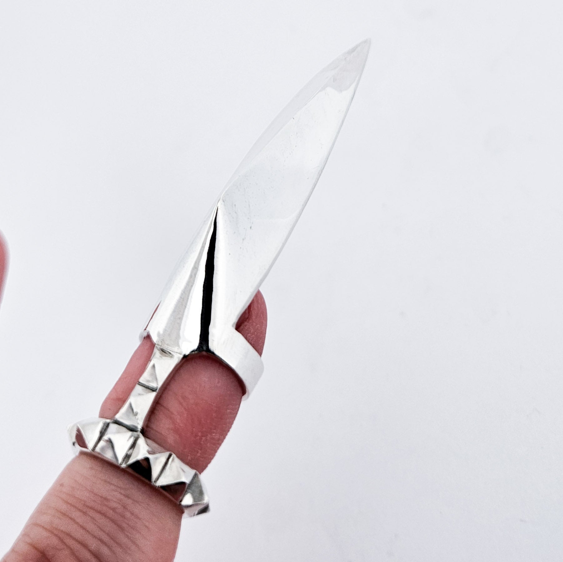 Studded Pyramid Oversized Claw