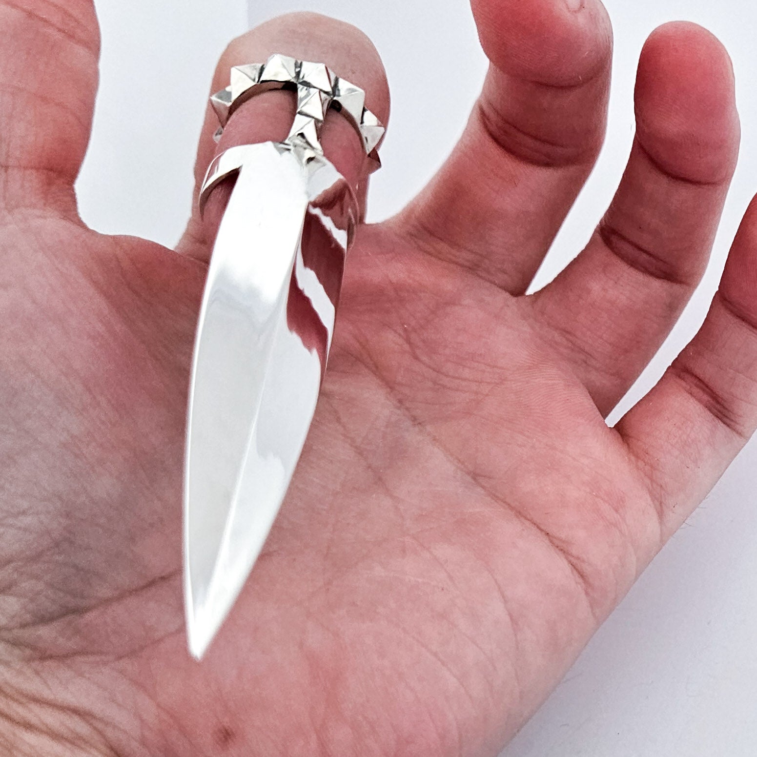 Studded Pyramid Oversized Claw