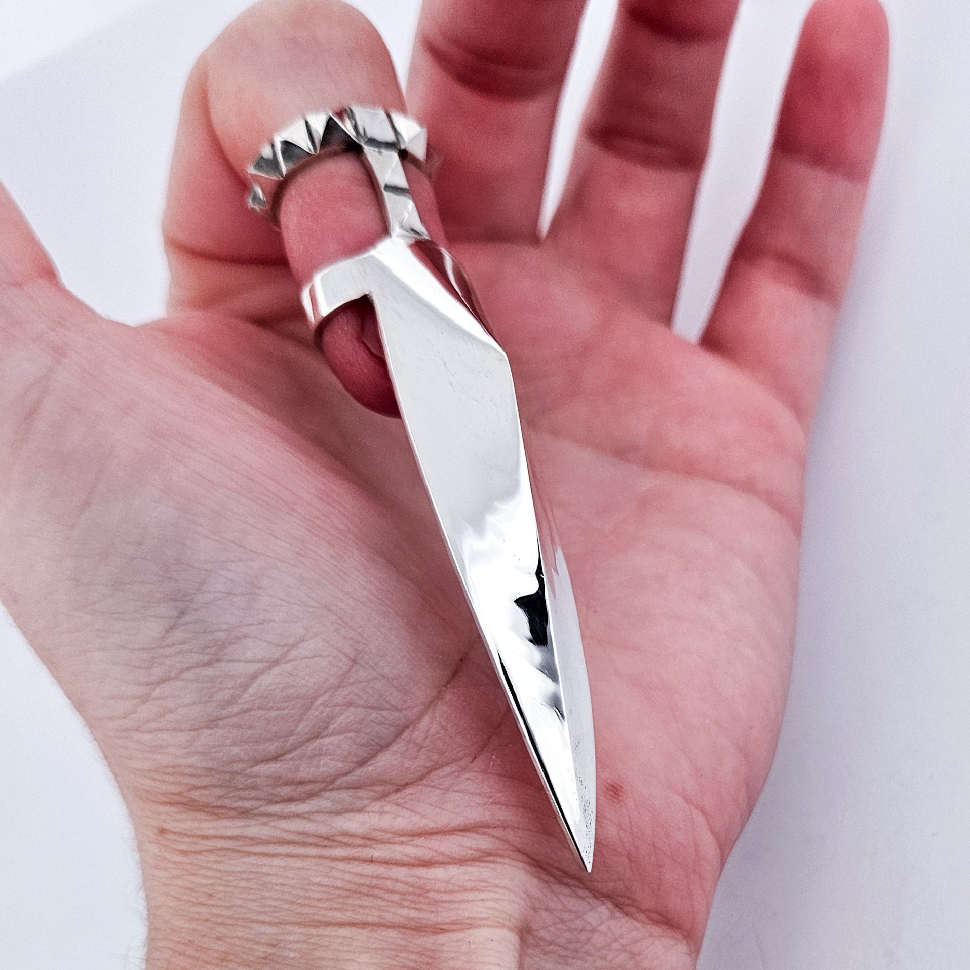 Studded Pyramid Oversized Claw