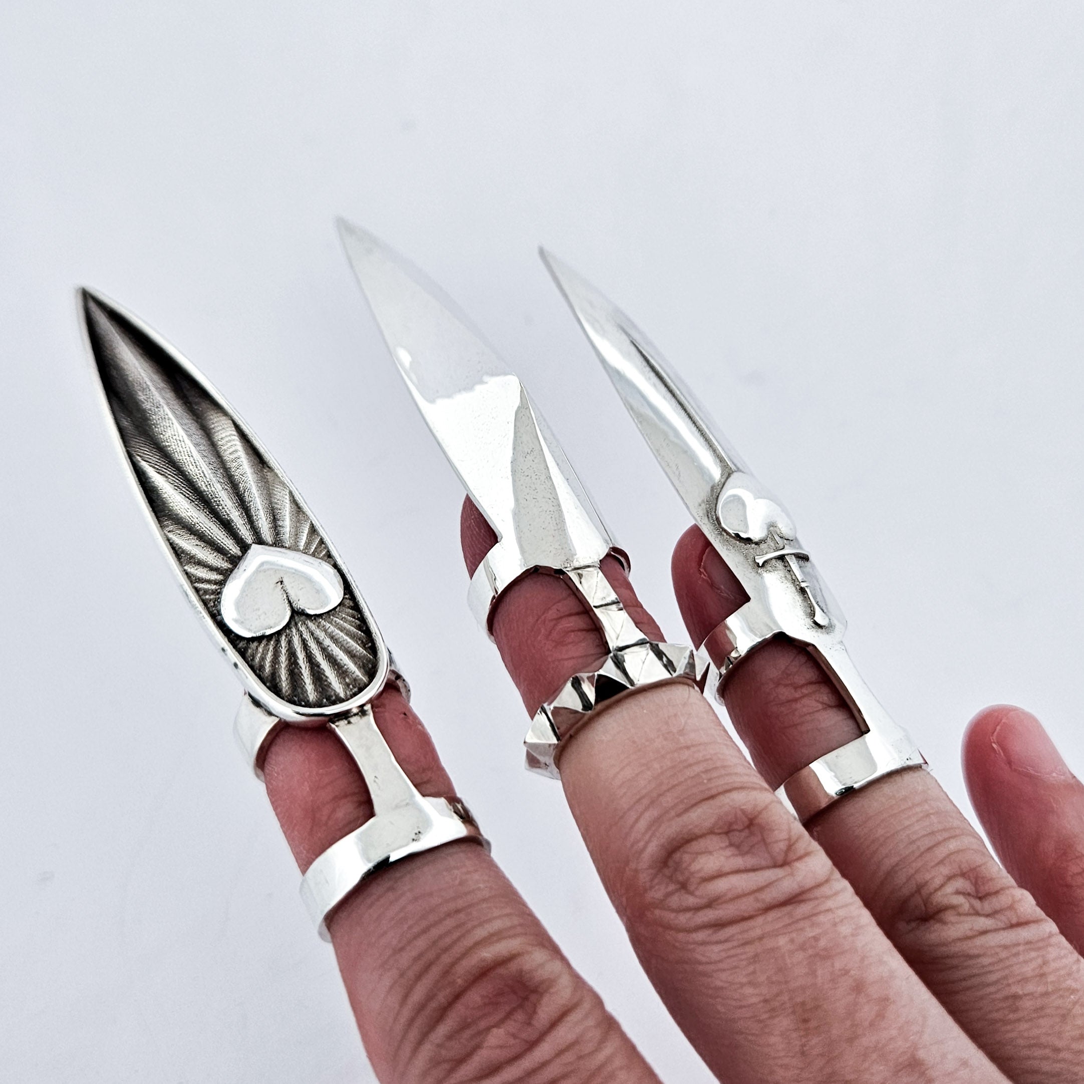 Studded Pyramid Oversized Claw