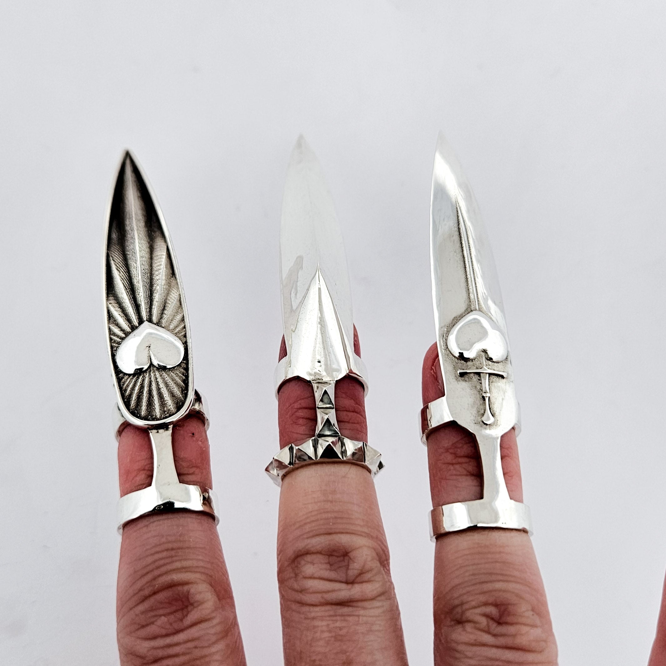 Studded Pyramid Oversized Claw
