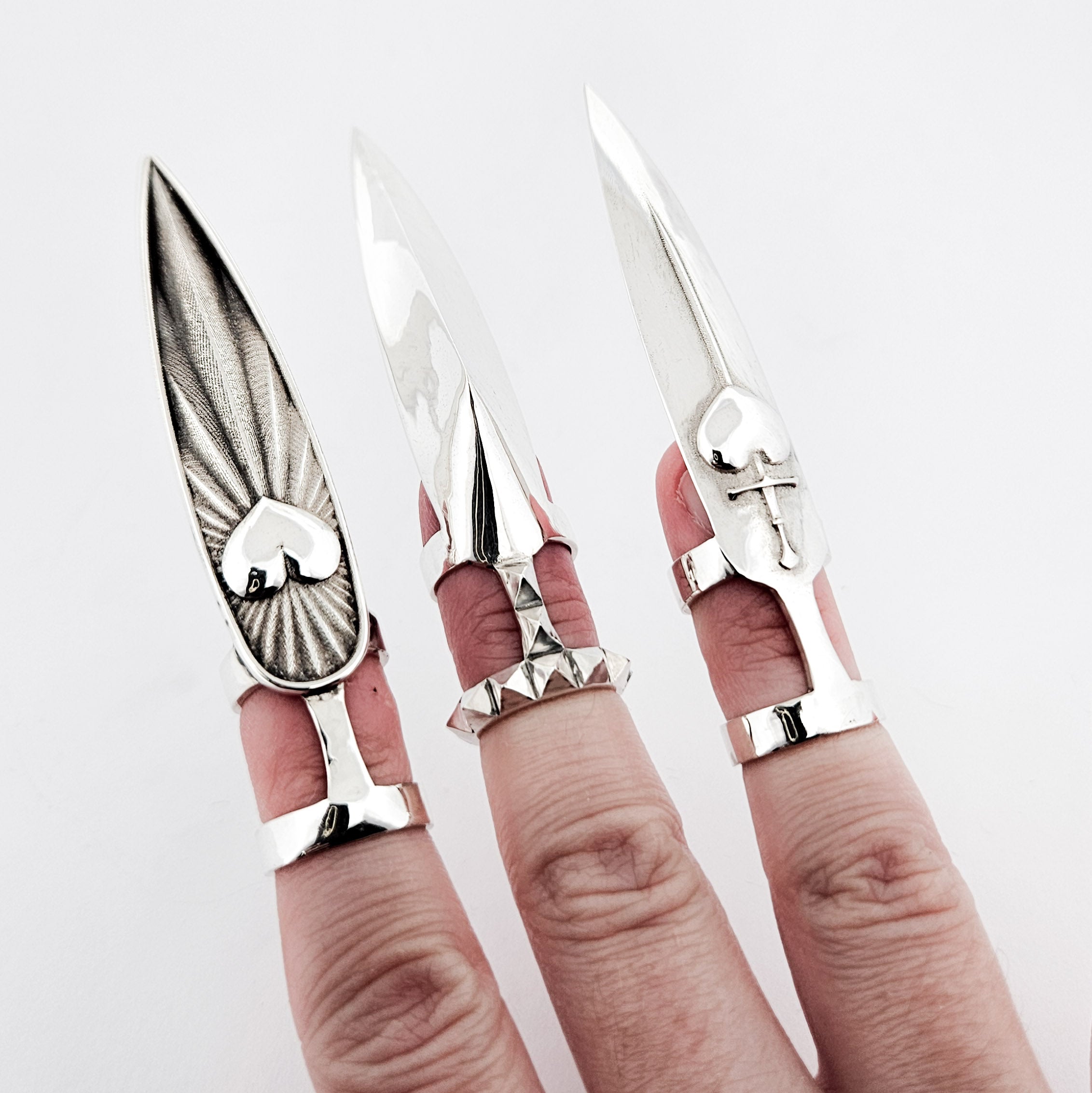 Studded Pyramid Oversized Claw