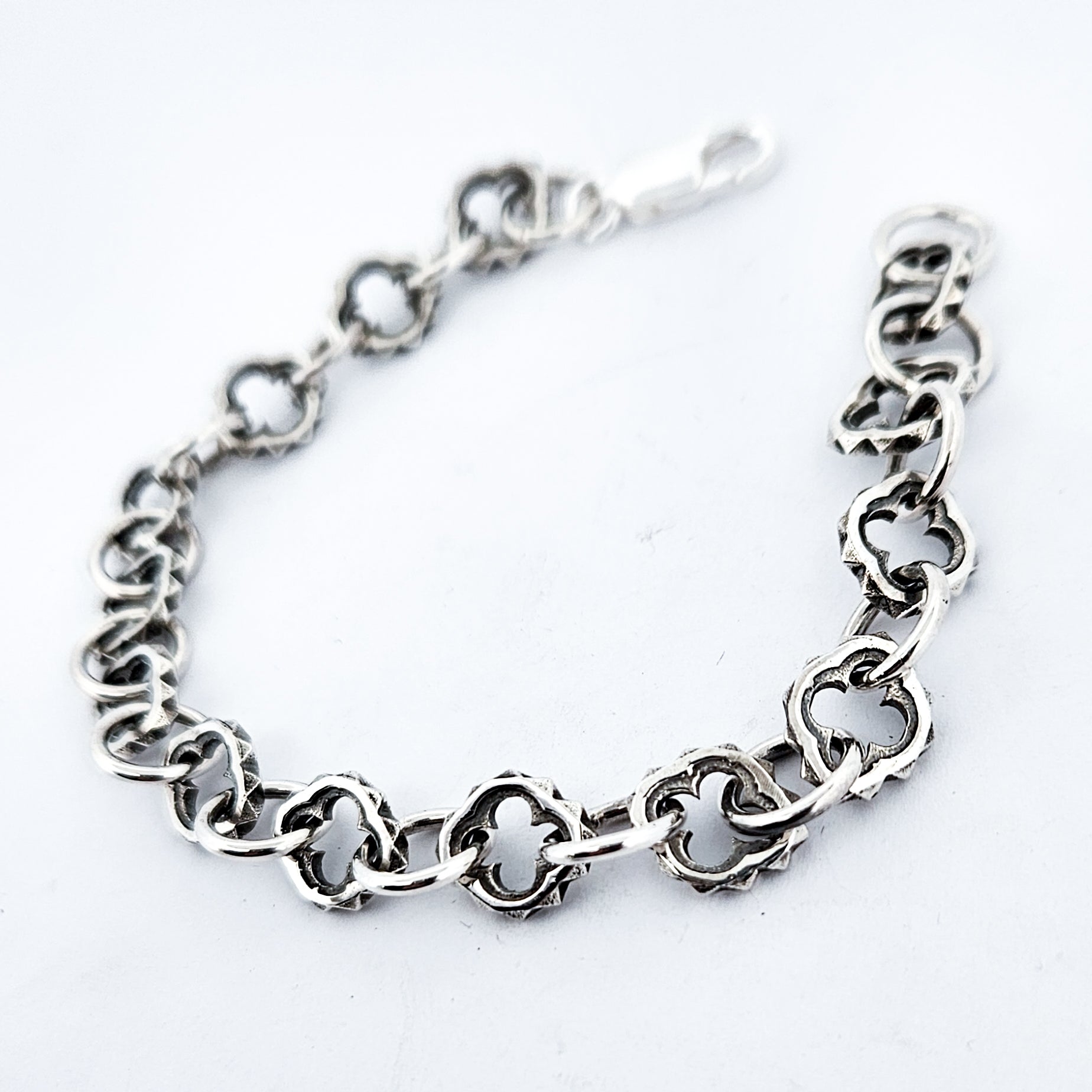 Delicate Quatre foils Bracelet Sterling Silver