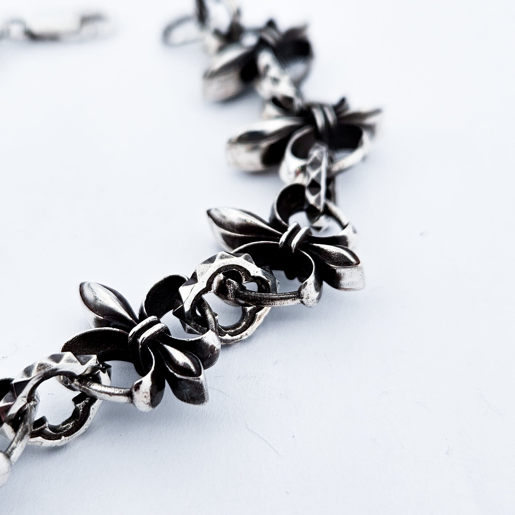 Heavy Rocker Fleur de Lys Bracelet