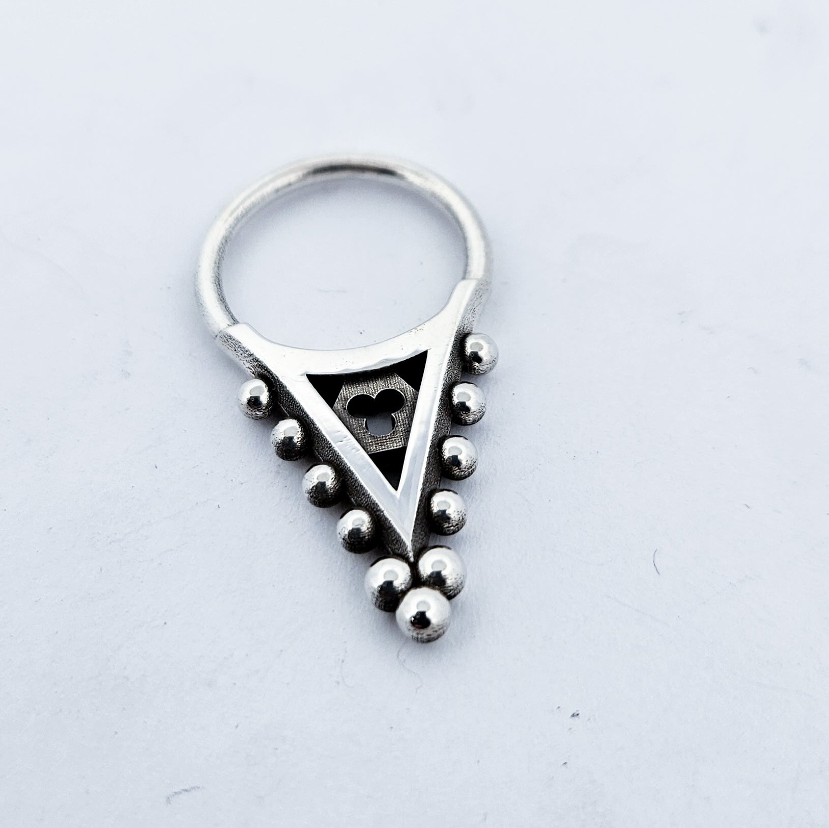 Raised Tower Ring Church Roof Top - Inchoo Bijoux